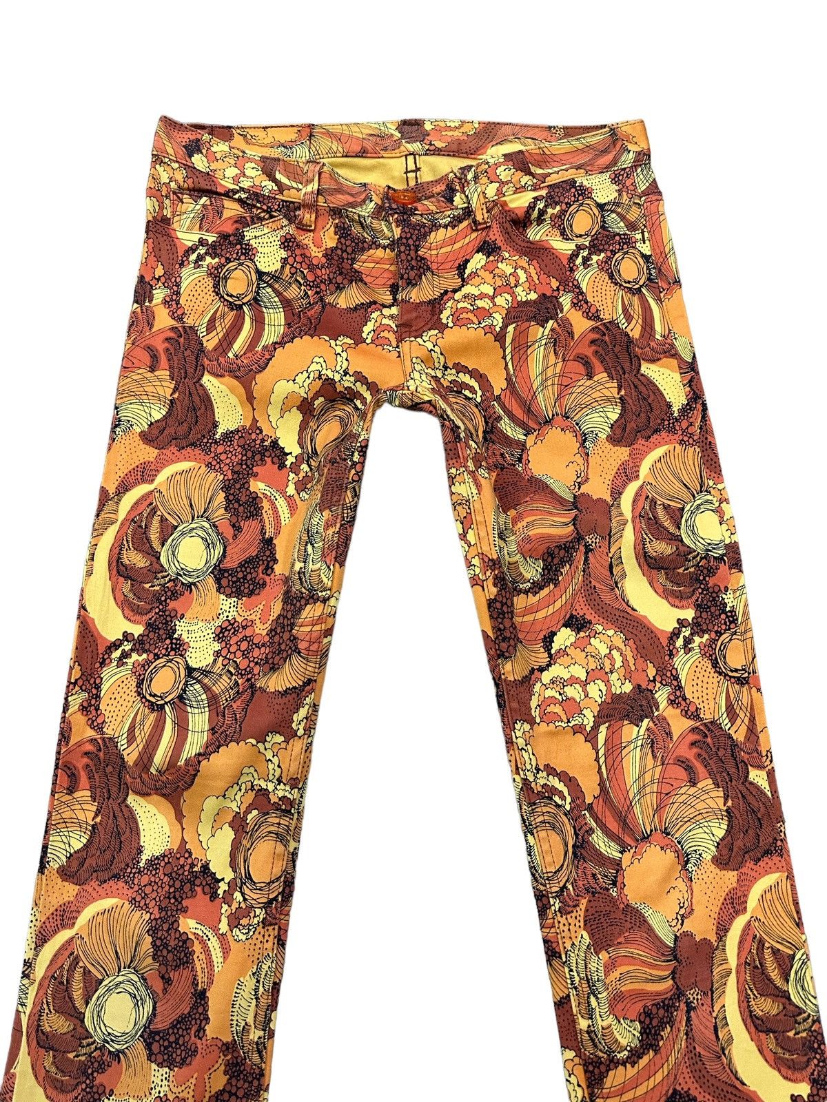 Hysteric Glamour RARE HYSTERIC GLAMOUR FLARE OVERPRINT PANT Size 29" - 4 Thumbnail