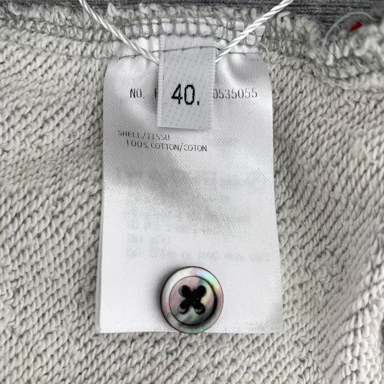 Thom Browne Thom Browne Gray classic four-bar cotton round-neck long-sl Size US XXS / EU 40 - 7 Thumbnail