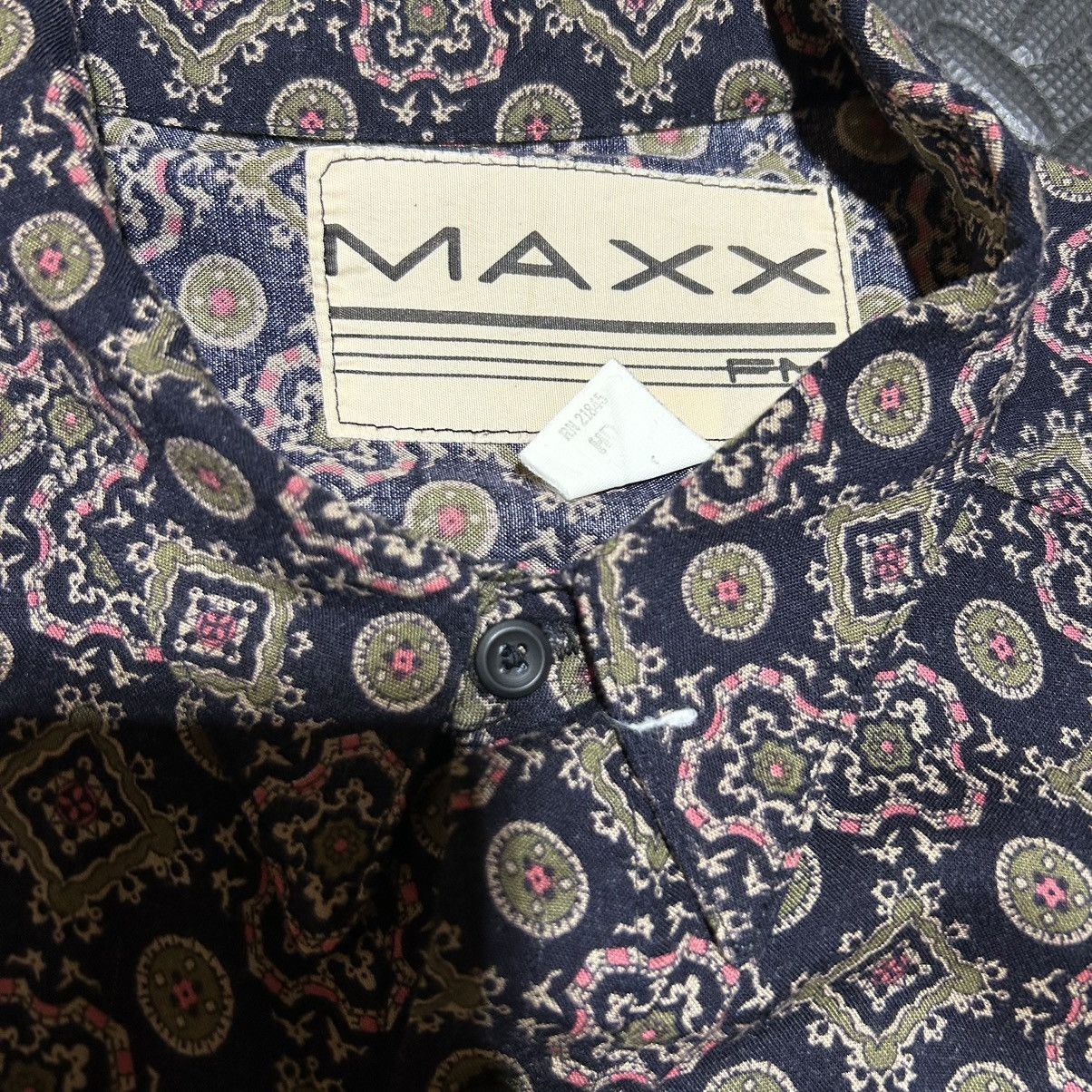 Vintage Vintage MAXX FM Shirt Mens Large Geometric Abstract Rayon Size US L / EU 52-54 / 3 - 3 Thumbnail