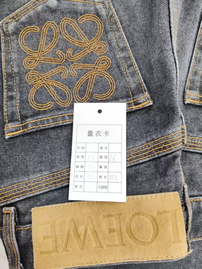 Loewe LOEWE Embroidered logo jeans Size US 36 / EU 52 - 5 Thumbnail