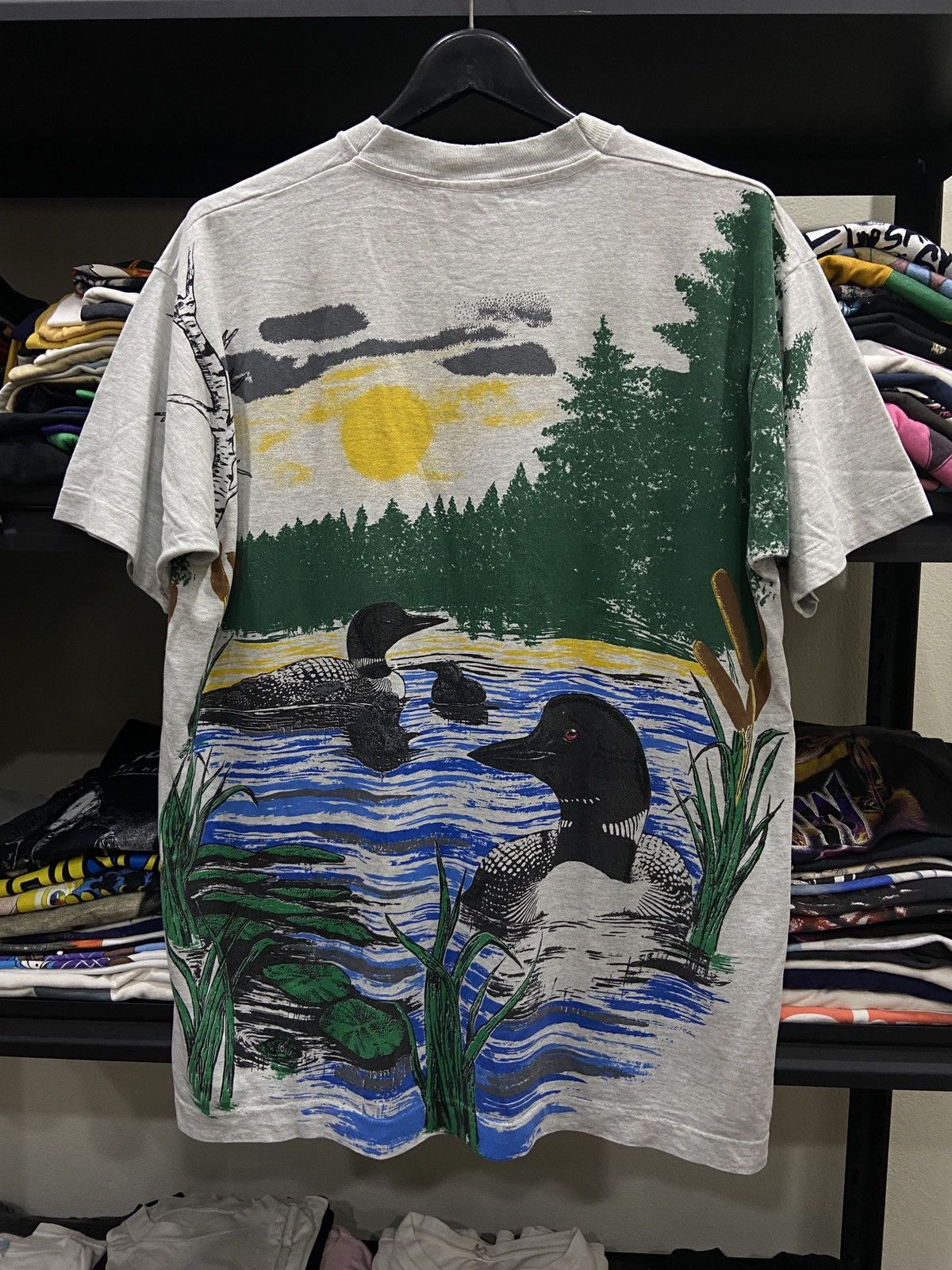 Band Tees × Vintage Vintage 90s Duck animal rock OVP Band TShirt Size US L / EU 52-54 / 3 - 7 Thumbnail