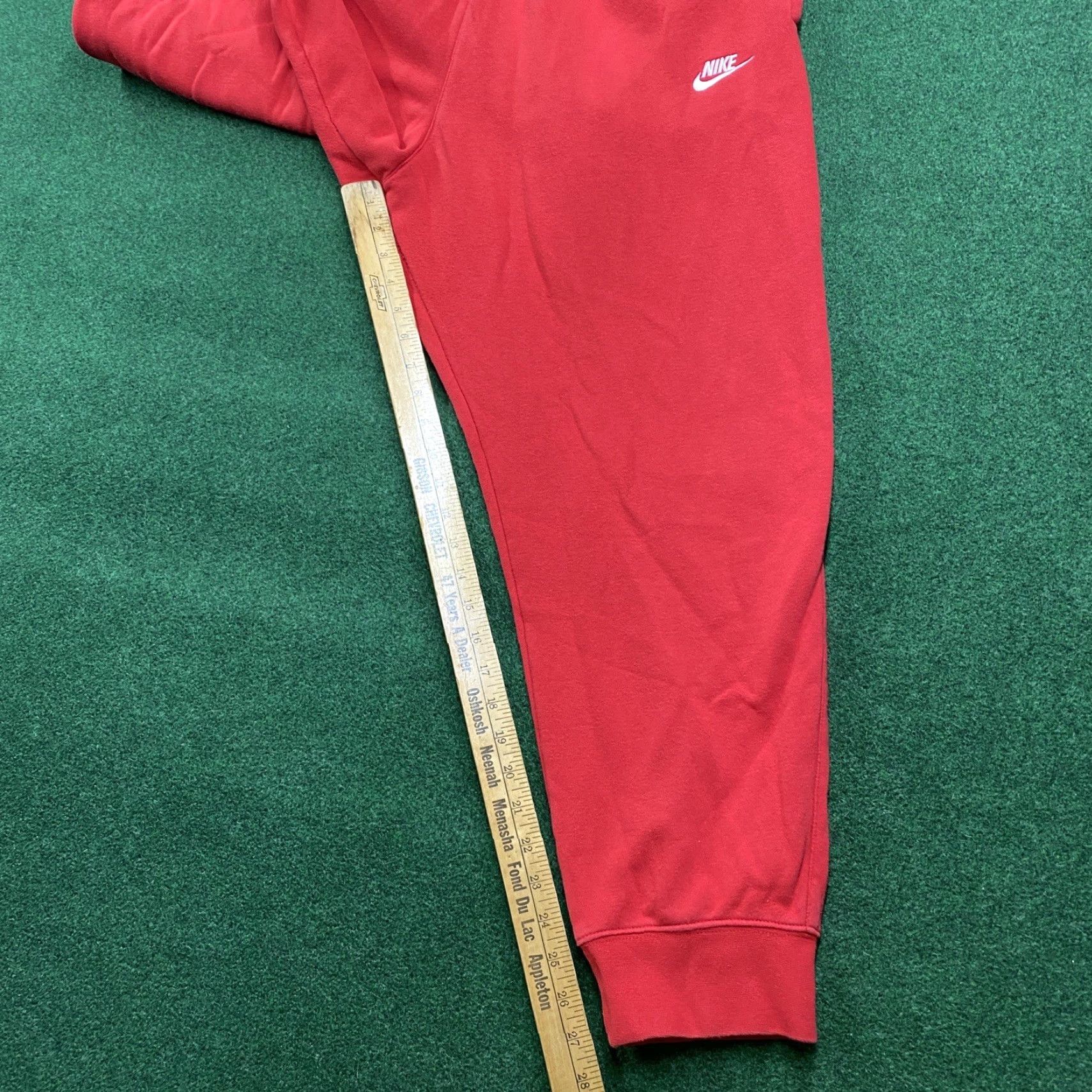 Nike VINTAGE Nike Sweatpants Mens XL Red Y2K Baggy Track Pants Joggers 34x28 5-Pocket Design Classic Fit Womens Mens boys? Size US 36 / EU 52 - 6 Thumbnail