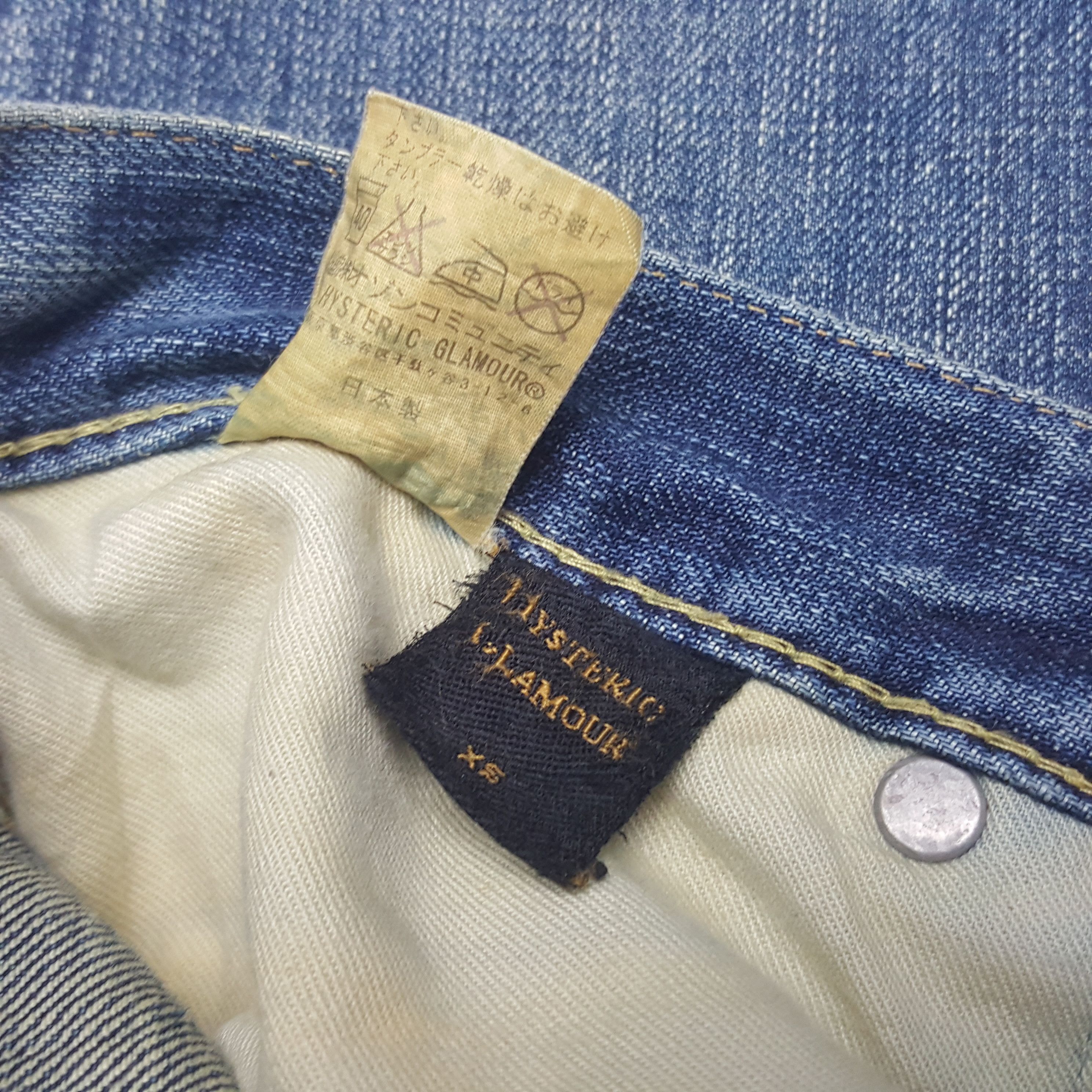 Hysteric Glamour × Japanese Brand × Vintage Vintage Hysteric Glamour Japanese Brand Punk Denim Jeans Size US 28 / EU 44 - 12 Thumbnail