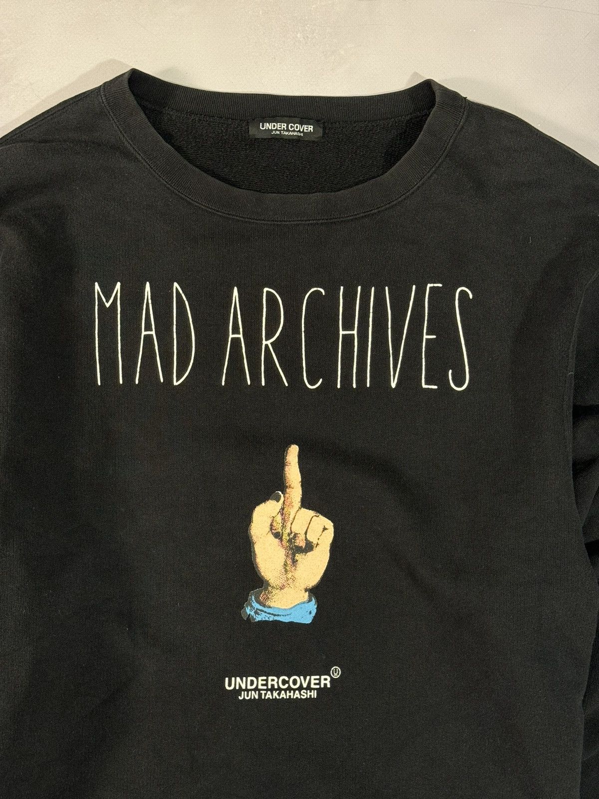Aw15 Undercover Mad Archives Sweatshirt(Black/L)