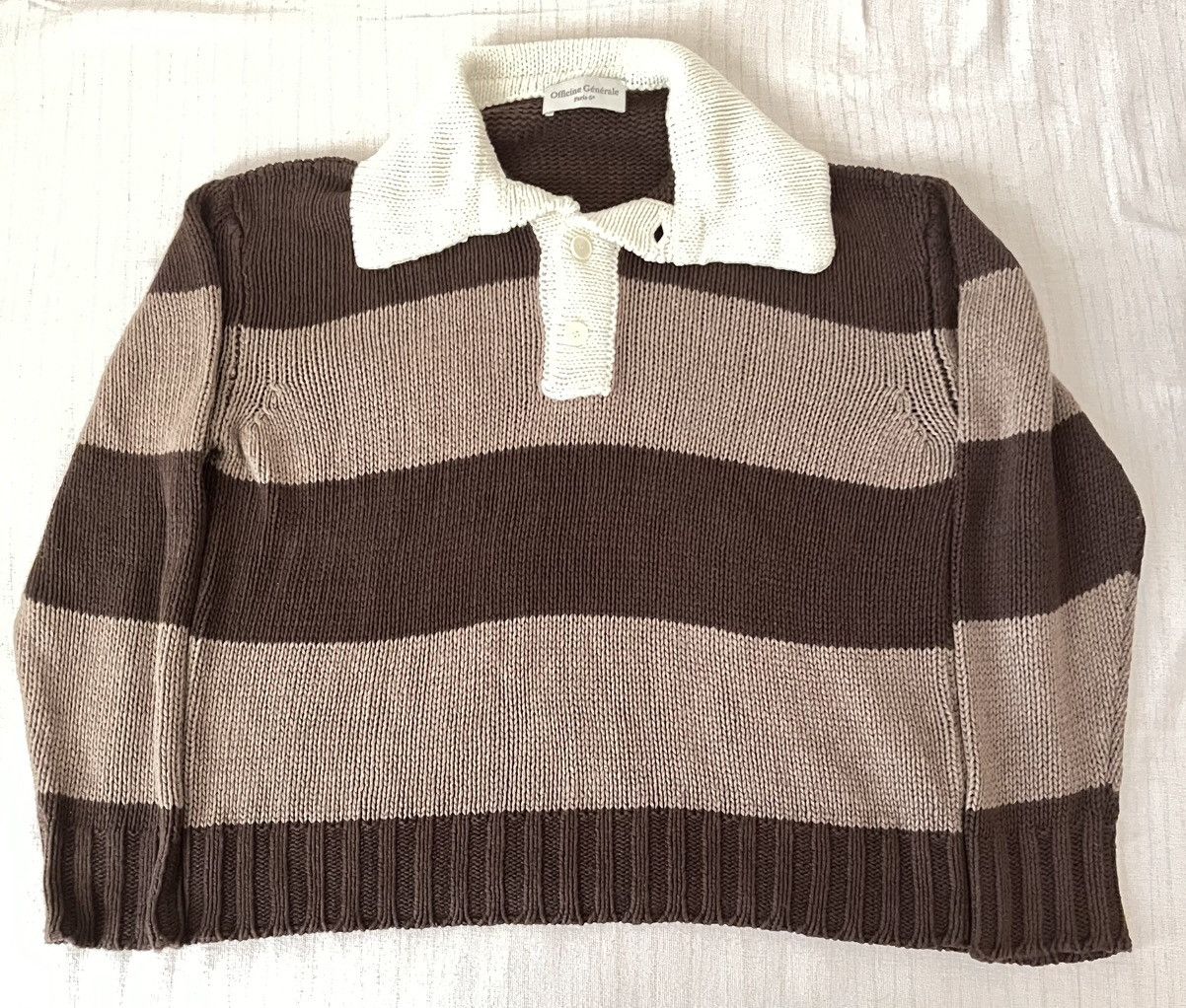 Officine Generale OFFICINE GÉNÉRALE MAXIME RUGBY POLO Size US M / EU 48-50 / 2 - 2 Thumbnail