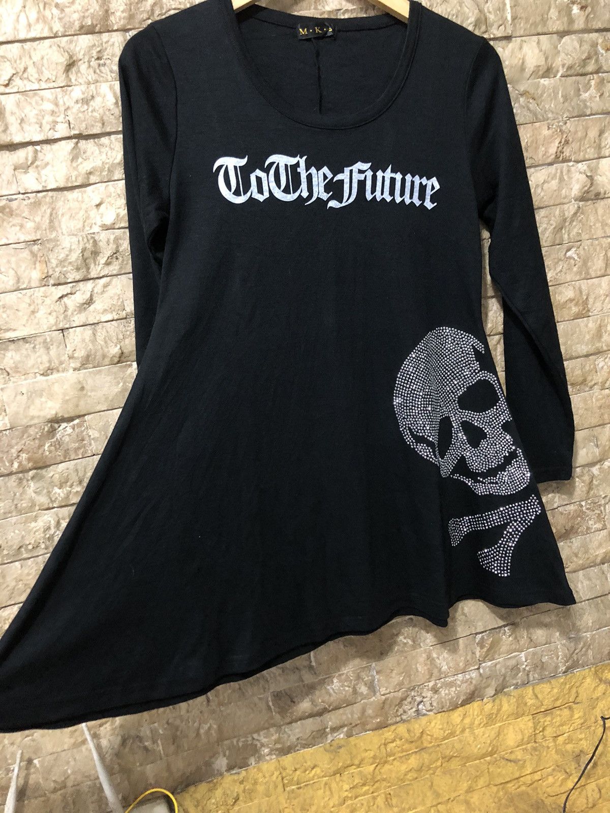 14th Addiction × Japanese Brand × Seditionaries Y2K M.K.R Skull poem gothic longsleeve Size M / US 6-8 / IT 42-44 - 3 Thumbnail