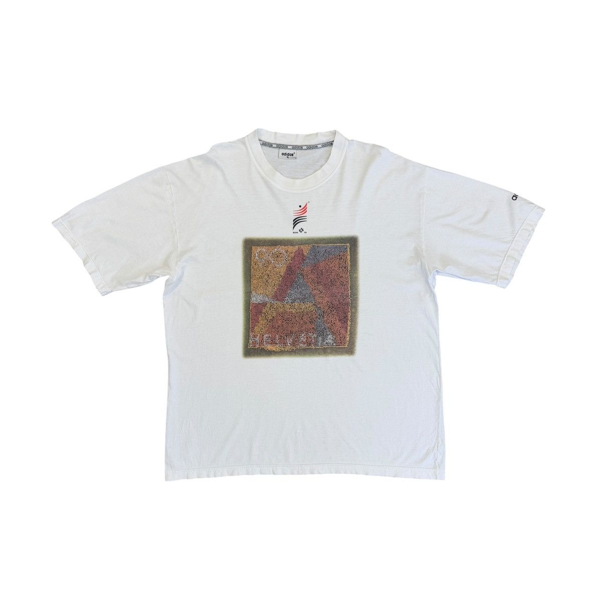 Adidas × Vintage Vintage Adidas Bern 1996 Helvetia T-Shirt Size XL Size US XL / EU 56 / 4 - 1 Thumbnail