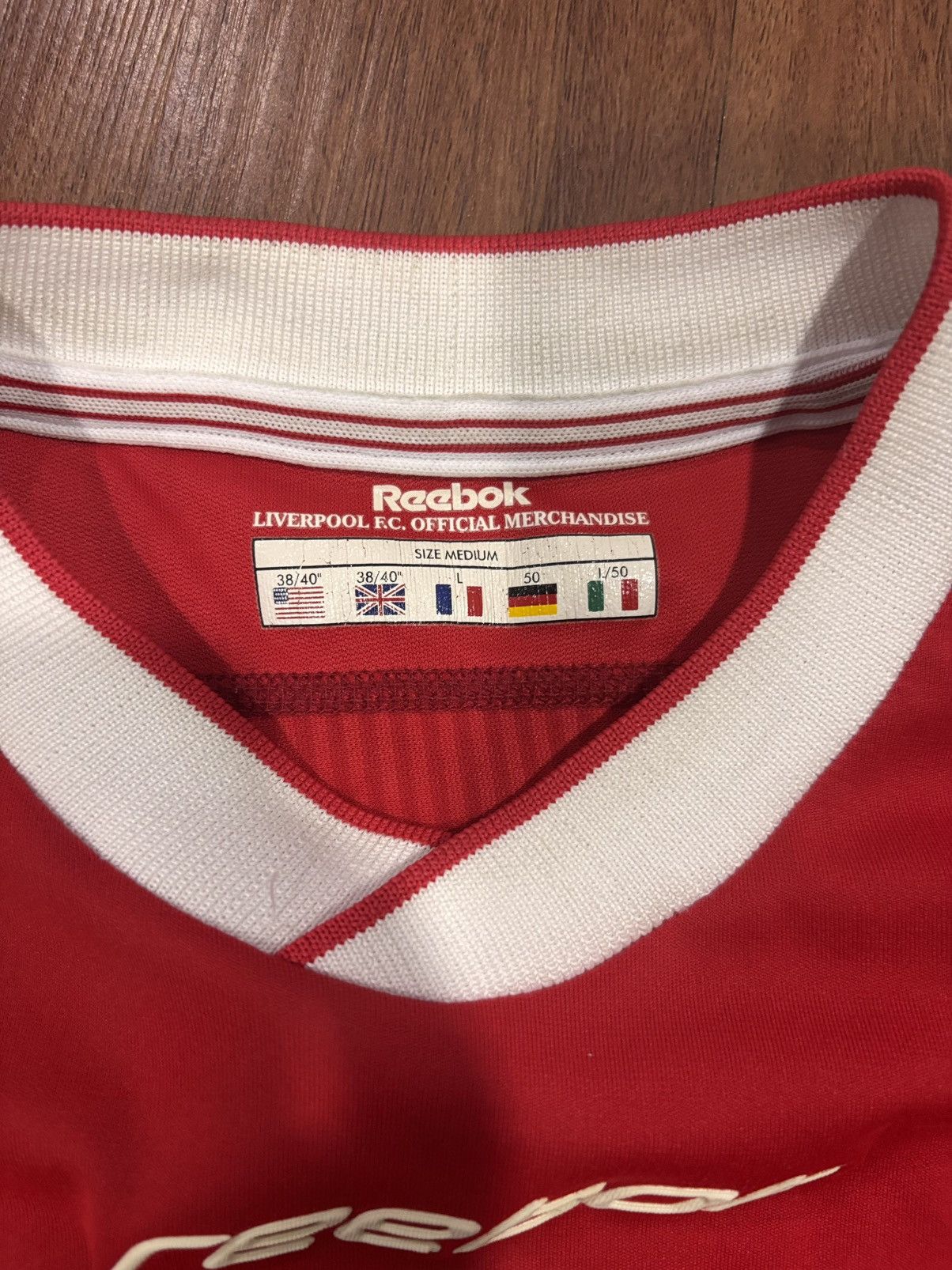 Other LIVERPOOL OWEN VINTAGE JERSEY Size US L / EU 52-54 / 3 - 4 Thumbnail