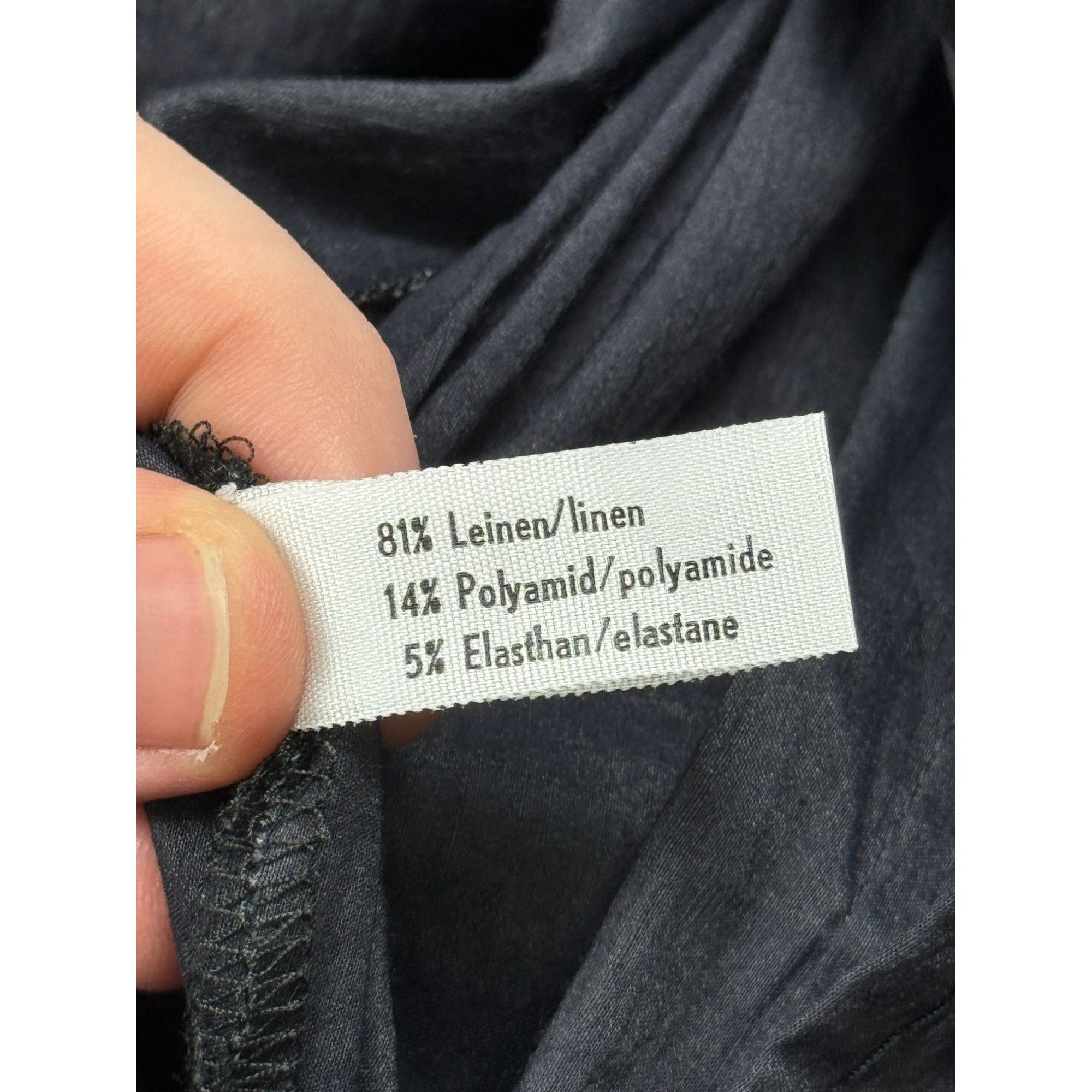 Other Annet Rostel Linen Blend Blue Designer Blazer (Y1179) Size M / US 6-8 / IT 42-44 - 7 Thumbnail