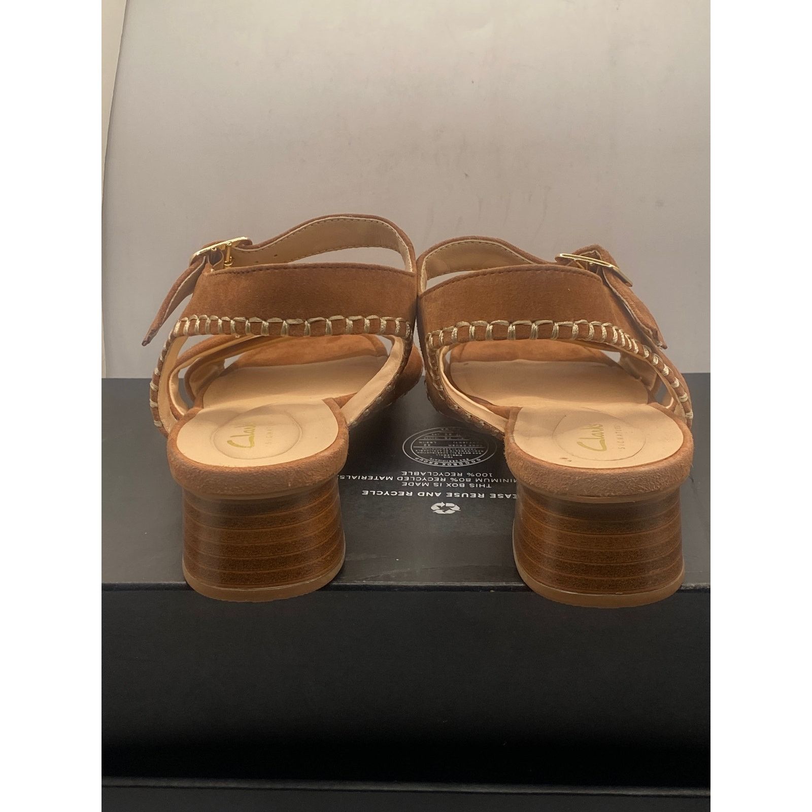 Clarks Clarks Signature Serina35 Cross Suede Sandals Size 7.5 Size US 7.5 / IT 37.5 - 4 Thumbnail