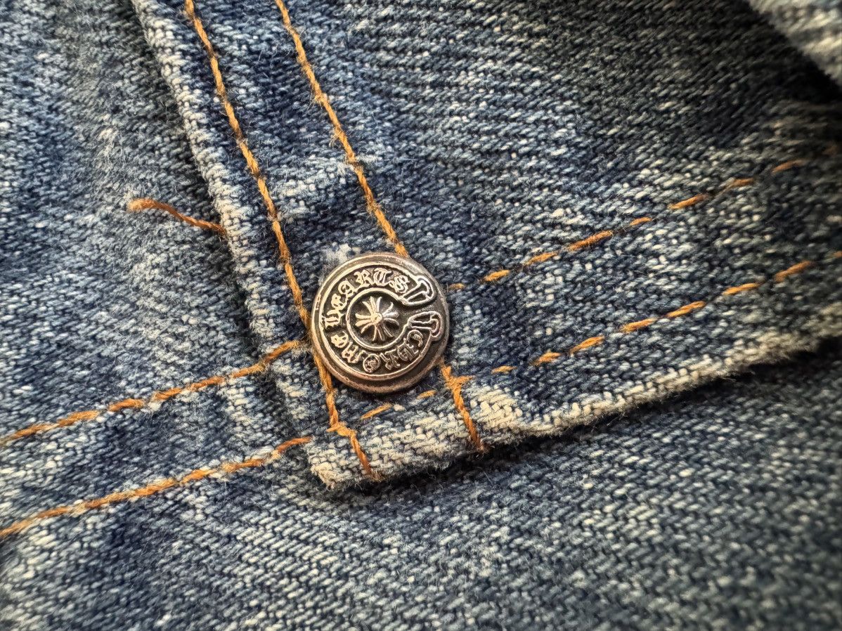 Chrome Hearts × Levi's Chrome Hearts Levi’s Cross Patch Jeans Size US 33 - 6 Thumbnail