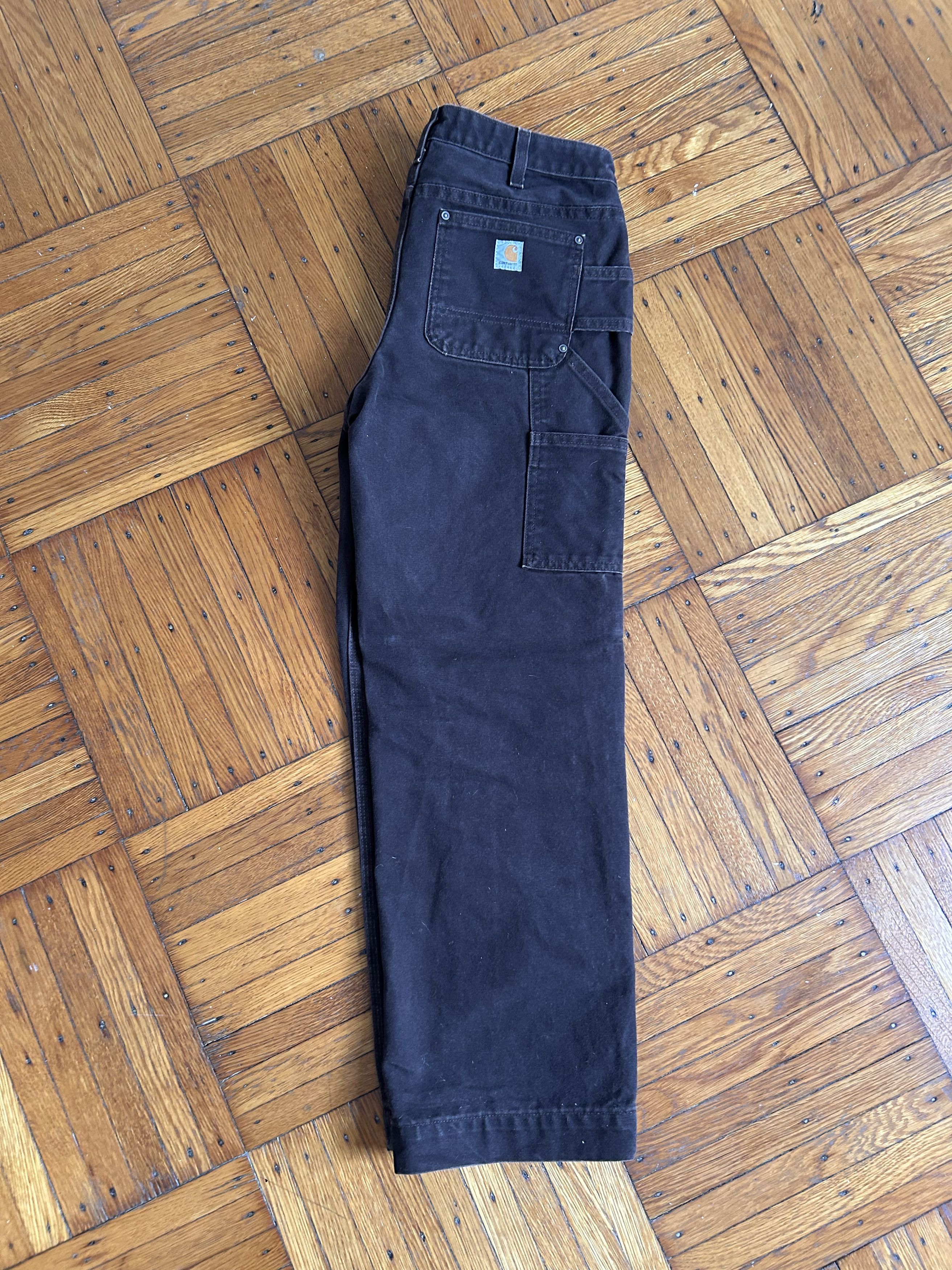 Carhartt Carhartt Brown Double Knee Work Pants Size US 31 - 2 Thumbnail