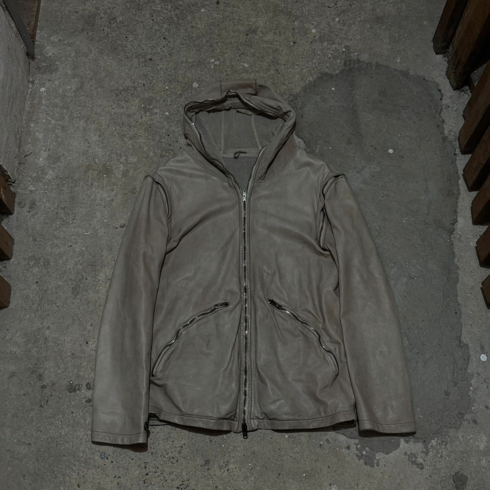 Giorgio Brato Giorgio Brato full zip up transformer leather jacket Size US M / EU 48-50 / 2 - 1 Thumbnail