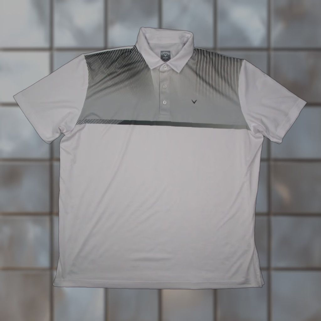 Callaway Callaway Polo Mens 2XL White Opti Dri Golf Short Sleeve Performance Shirt Size US XXL / EU 58 / 5 - 1 Thumbnail