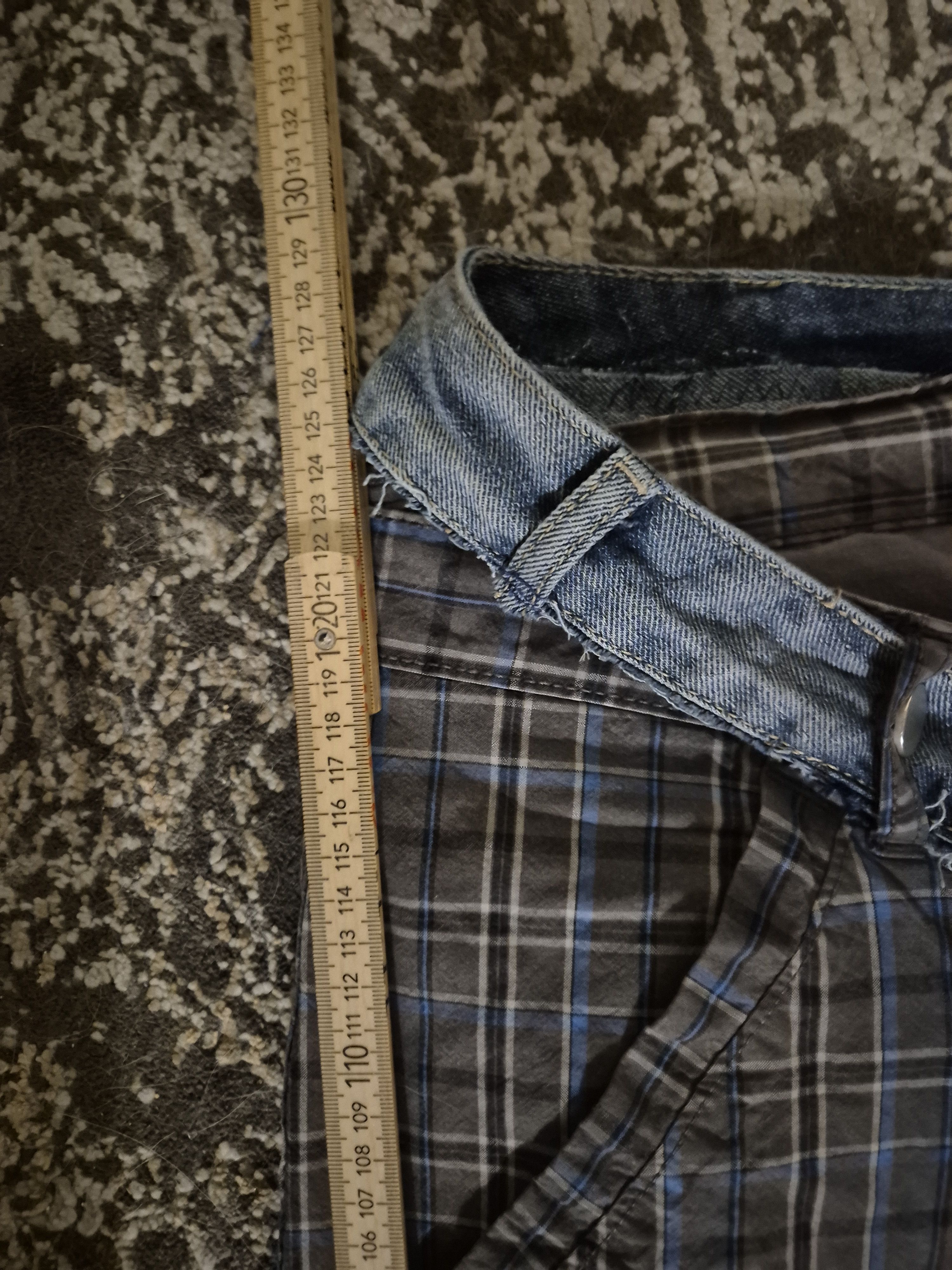 Handmade RARE! Unique Selfmade Pants Flare Upcycled y2k archive opium Size US 28 / EU 44 - 5 Thumbnail
