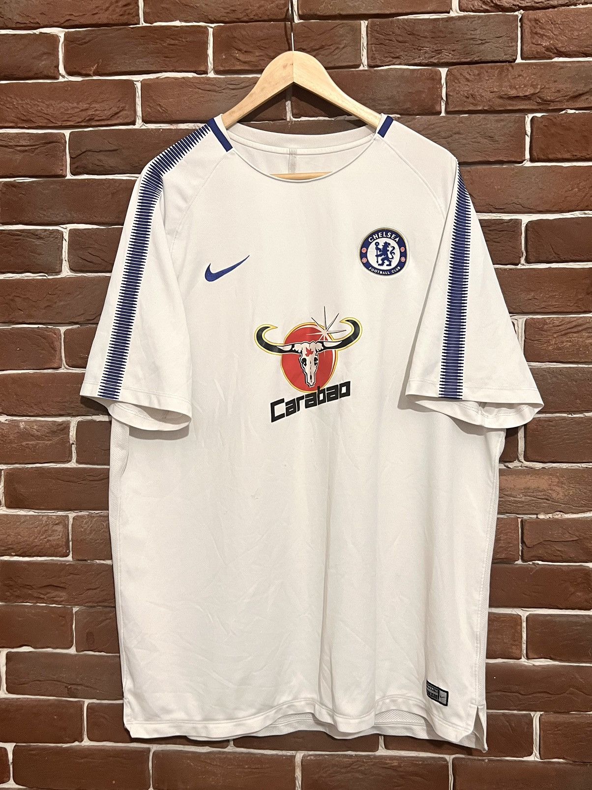 Adidas × Chelsea Soccer Rare Vintage Adidas Chelsea Tshirt Y2K L Jersey Soccer Kit Size US XXL / EU 58 / 5 - 1 Thumbnail