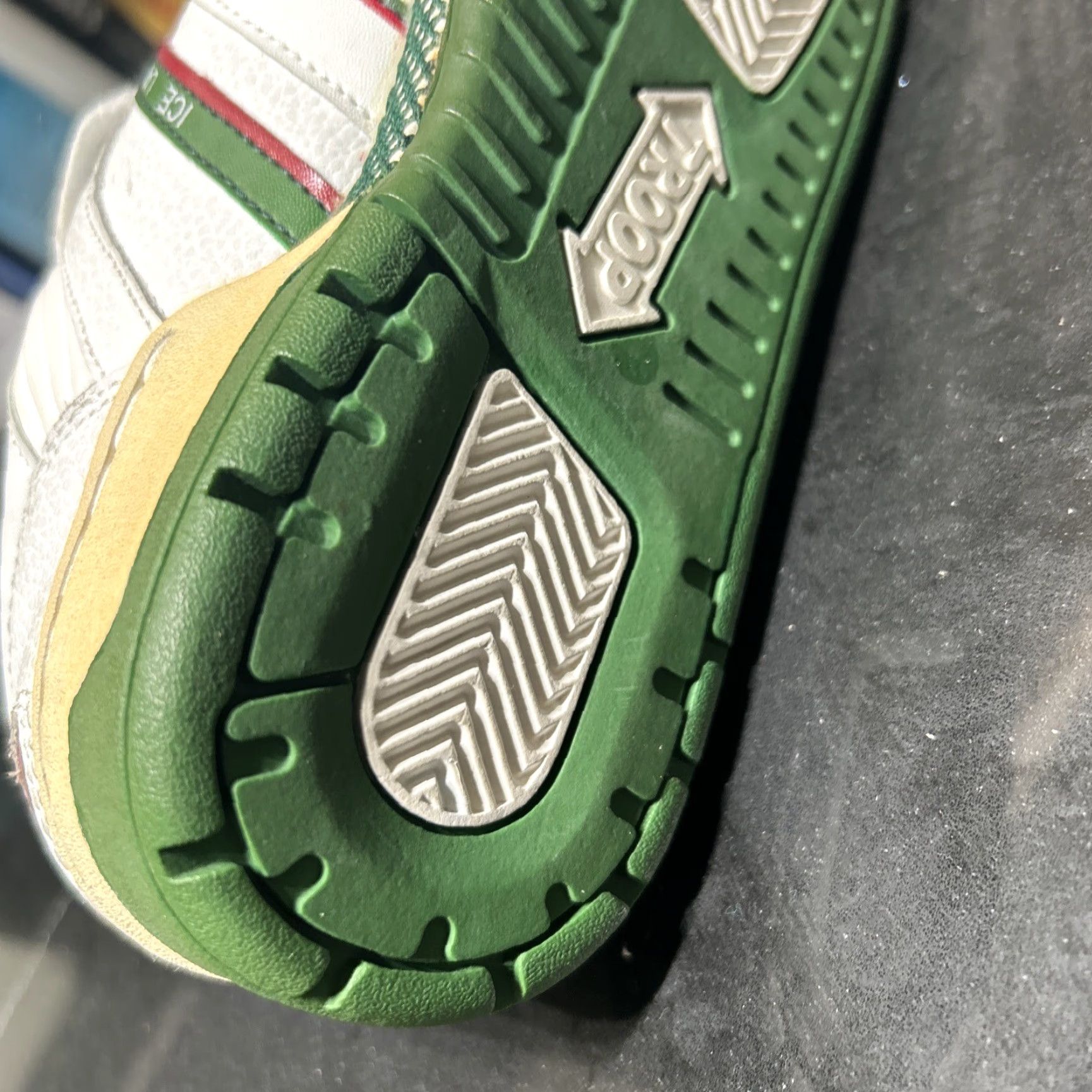 Vintage VINTAGE Troop Hip Hop Sneaker Men Size 4.5 White Green Y2K Troop Ice Lamb Sneakers Size US 5 / EU 37 - 6 Thumbnail