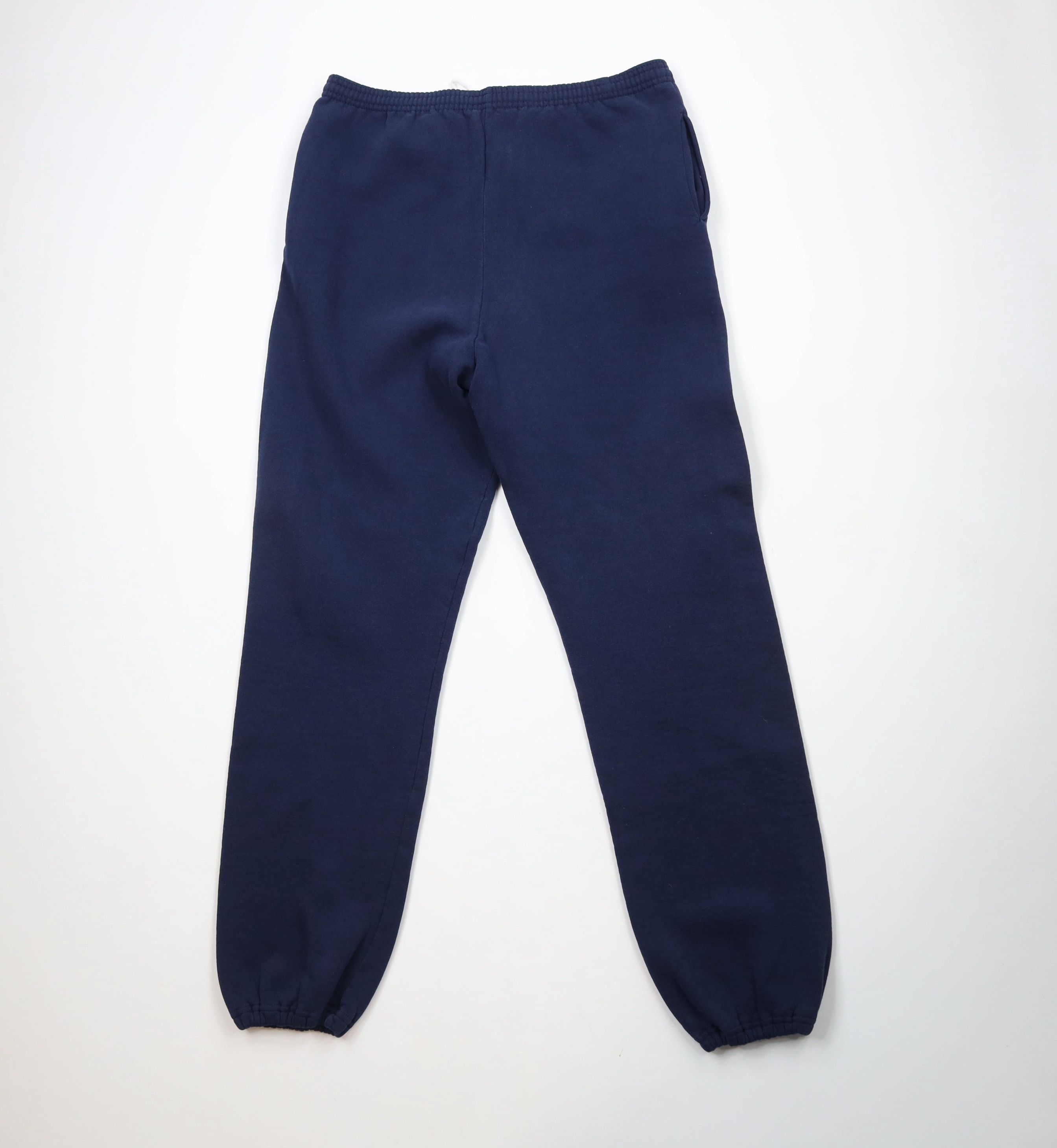 Russell Athletic × Vintage Vintage 90s Russell Athletic Cuffed Sweatpants Joggers Blue Size US 38 / EU 54 - 10 Thumbnail