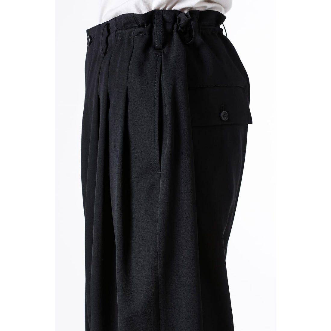 Yohji Yamamoto Yohji Yamamoto Pour Homme AW24 - Wool 8 Piece Tuck Pants Size US 32 / EU 48 - 10 Thumbnail