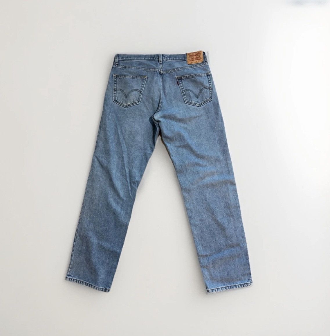 Levi's 2001 Levi’s 550 Relaxed Fit Jeans 36x34 Light Wash Y2K Denim Size US 36 / EU 52 - 2 Thumbnail