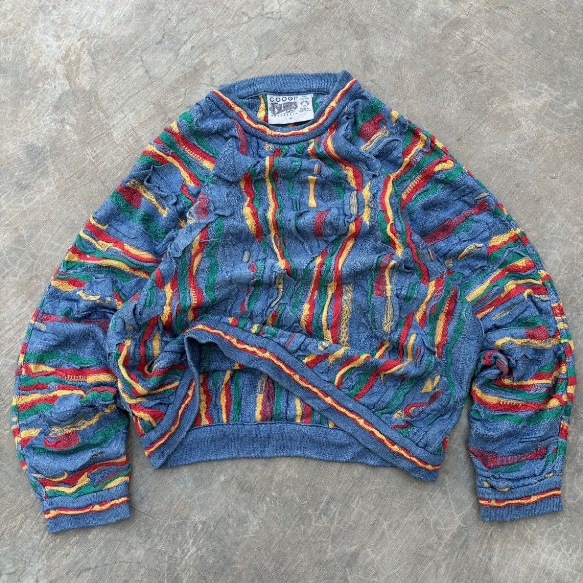 Coogi 90s Vintage Coogi 3D Knit Sweater Size US L / EU 52-54 / 3 - 1 Thumbnail