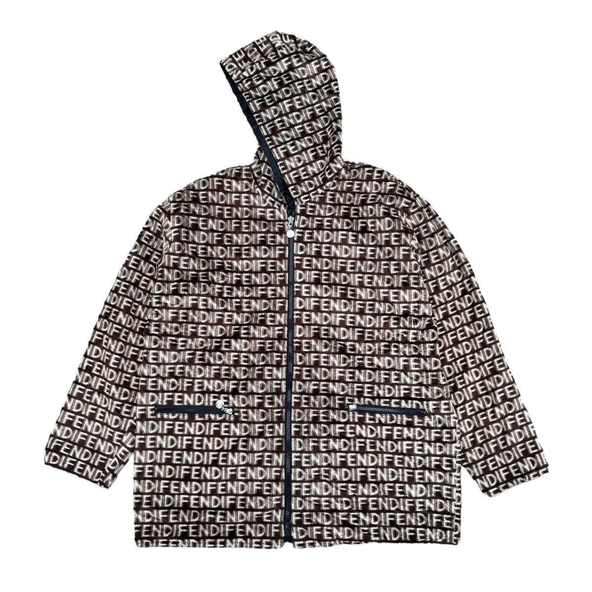 Fendi Vintage Fendi Zucca Motion Monogram Span Reversible Jacket Size US M / EU 48-50 / 2 - 1 Thumbnail