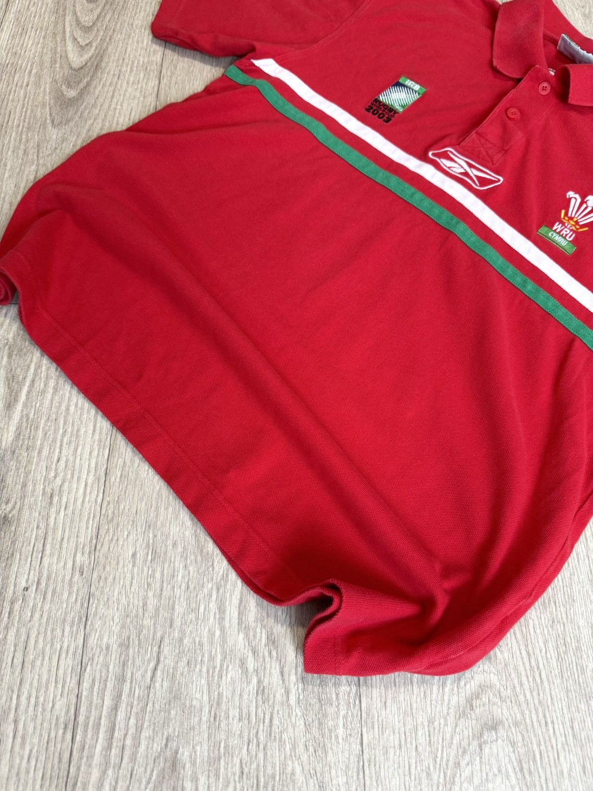Vintage 🔷Vintage Reebok Wales Rugby Shirt 2000s🔷 Size US L / EU 52-54 / 3 - 2 Thumbnail