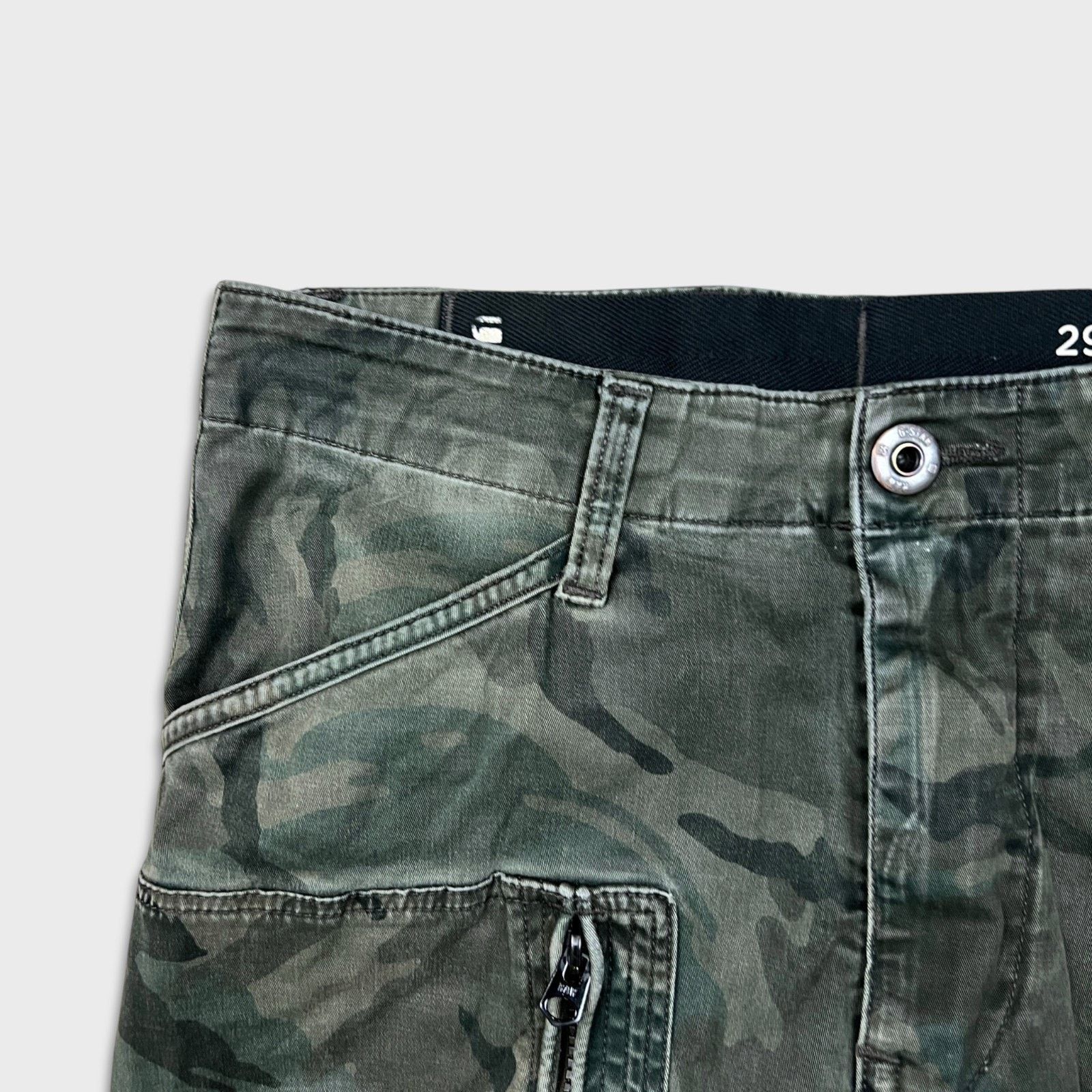 G-Star G Star Raw Pants Mens 29x28 Powel 3D Tapered Cuffed Cargo Size US 29 - 3 Thumbnail