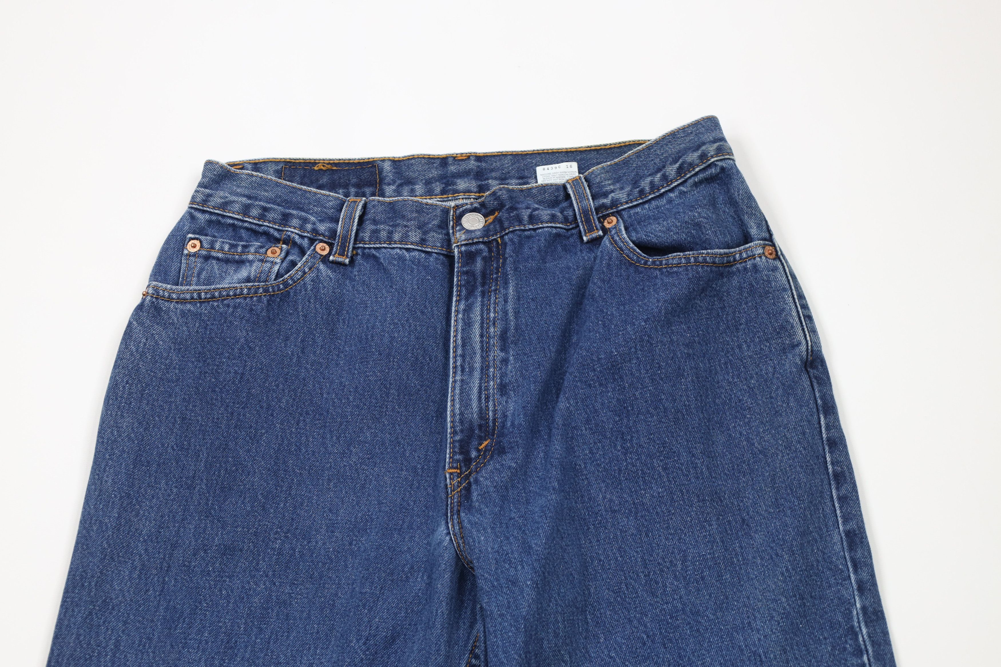 Levi's × Vintage Vintage 90s Levis 550 Relaxed Tapered Leg Denim Jeans USA Size 36" / US 14 / IT 50 - 2 Thumbnail