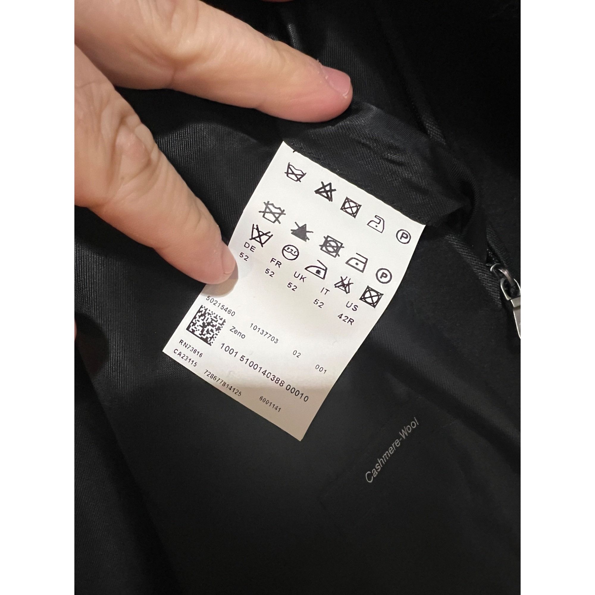 Hugo Boss Hugo Boss Cashmere Wool Jacket Sport Coat - Size 42R Size 42R - 5 Thumbnail