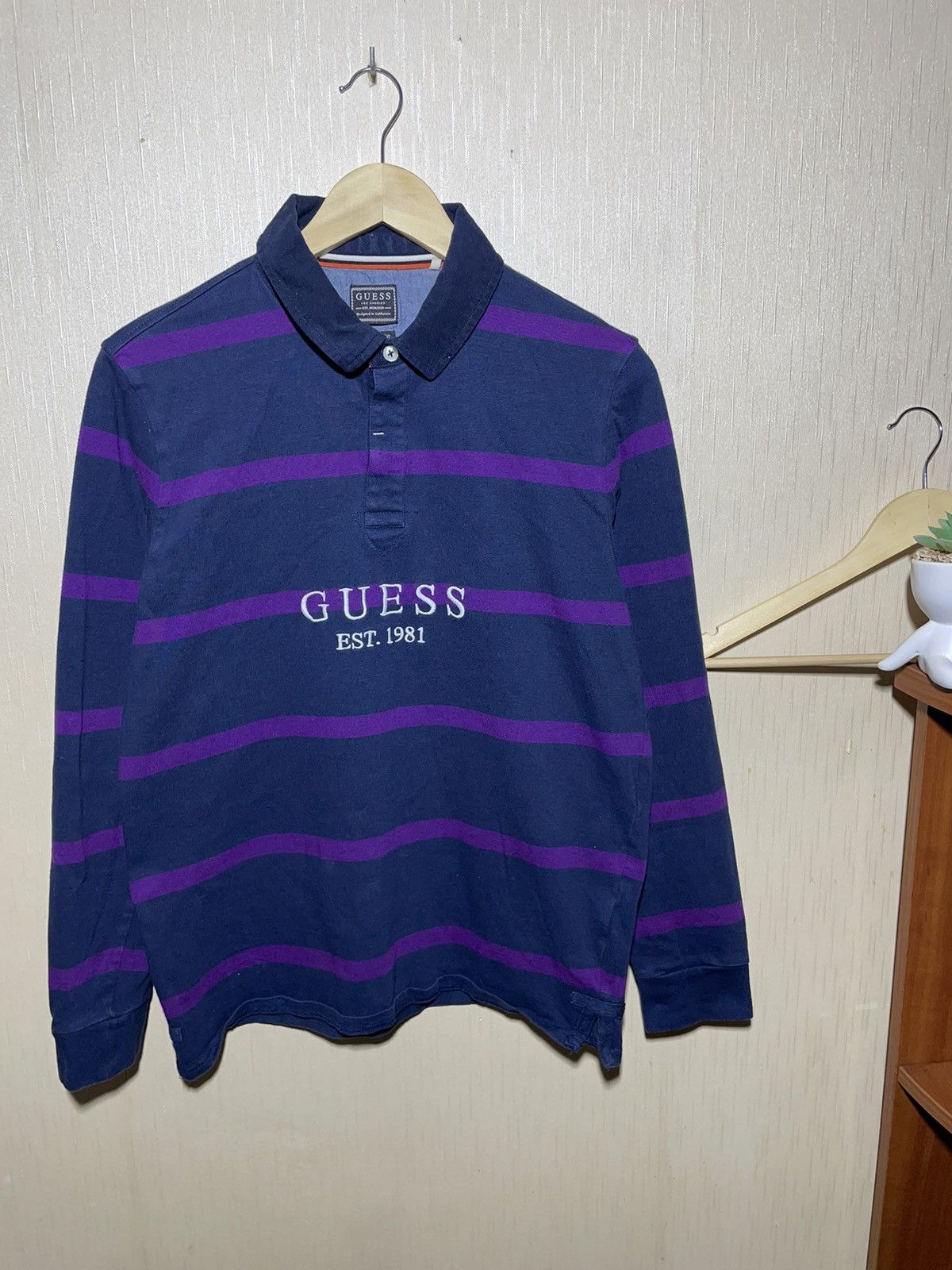 Guess × Vintage Guess vintage rugby jersey long sleeve Size US S / EU 44-46 / 1 - 1 Thumbnail