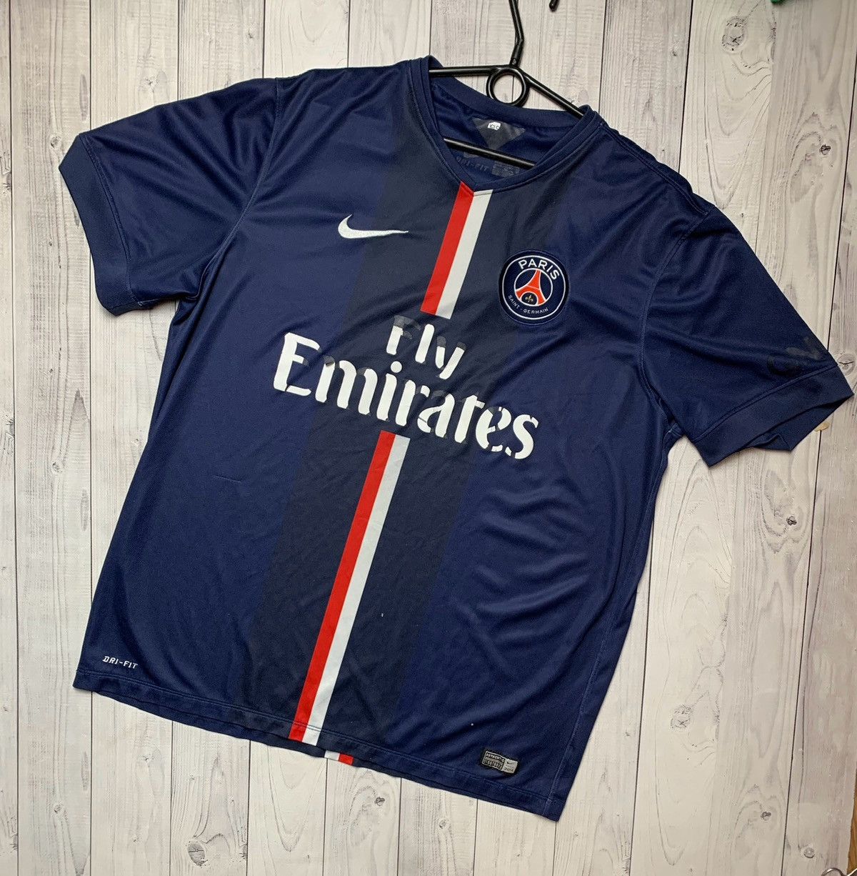 Nike × Vintage Vintage Nike psg soccer jersey size XL Size US XL / EU 56 / 4 - 1 Thumbnail
