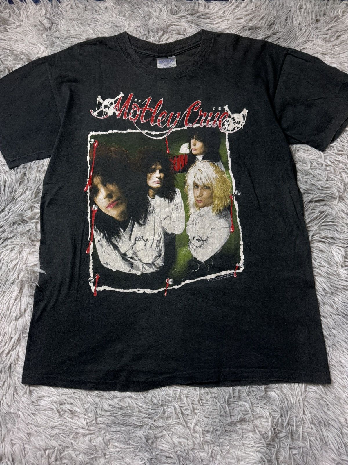 Vintage Vtg Motley Crue 1989 Dr.Feelgood Size US L / EU 52-54 / 3 - 1 Thumbnail