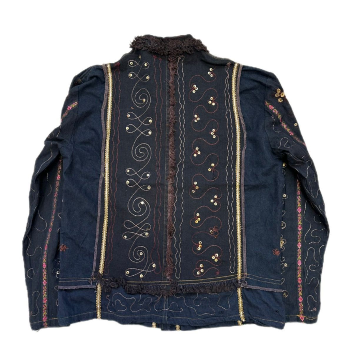 Vintage Denim Jacket L Size Avant Garde Y2K Size L / US 10 / IT 46 - 4 Thumbnail