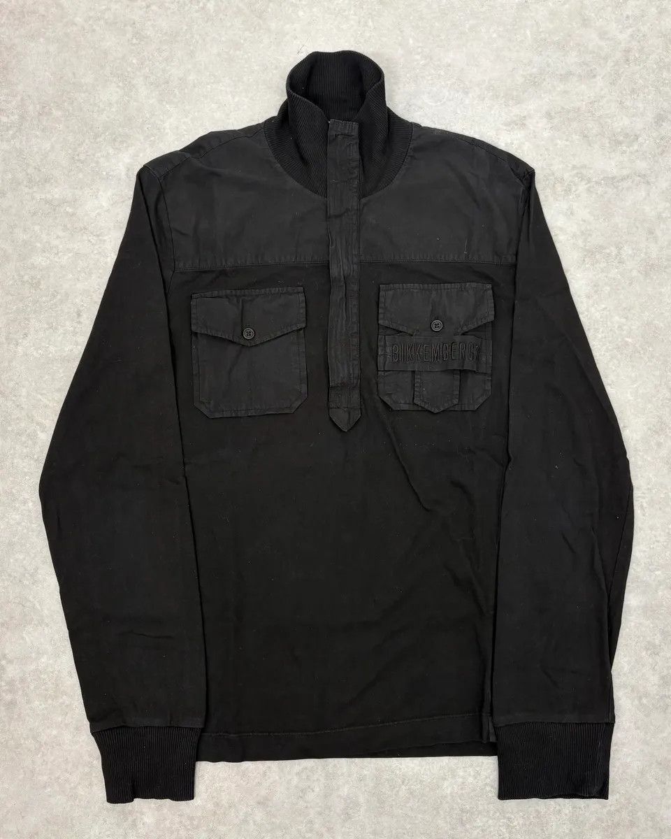 Dirk Bikkembergs 2010s Bikkembergs Black Cargo Polo Shirt Size US M / EU 48-50 / 2 - 1 Thumbnail