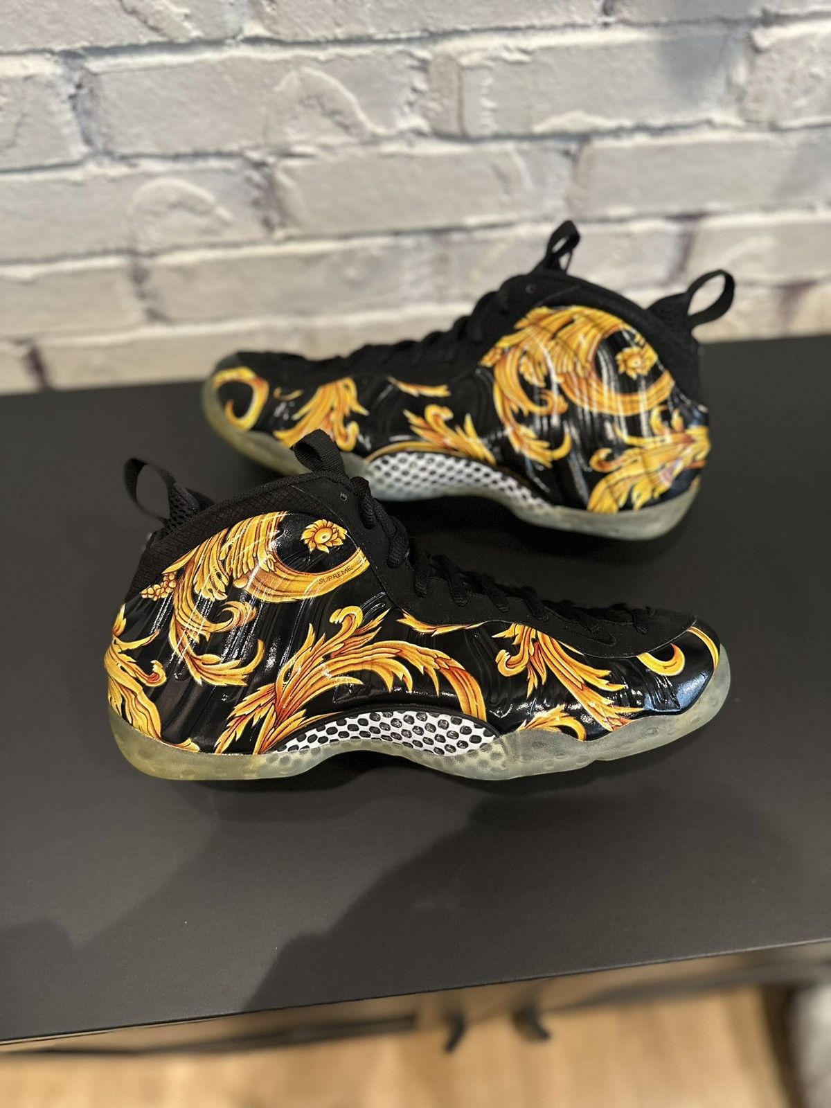 Nike × Supreme Supreme Foamposite Black 2013 DS NB size 10.5 Size US 10.5 / EU 43-44 - 1 Thumbnail