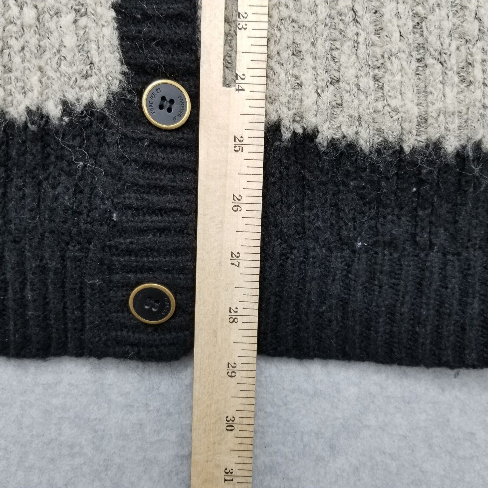 Forever 21 Forever 21 Sweater Womens Large Cardigan Buttons Long Sleeve Size L / US 10 / IT 46 - 6 Thumbnail