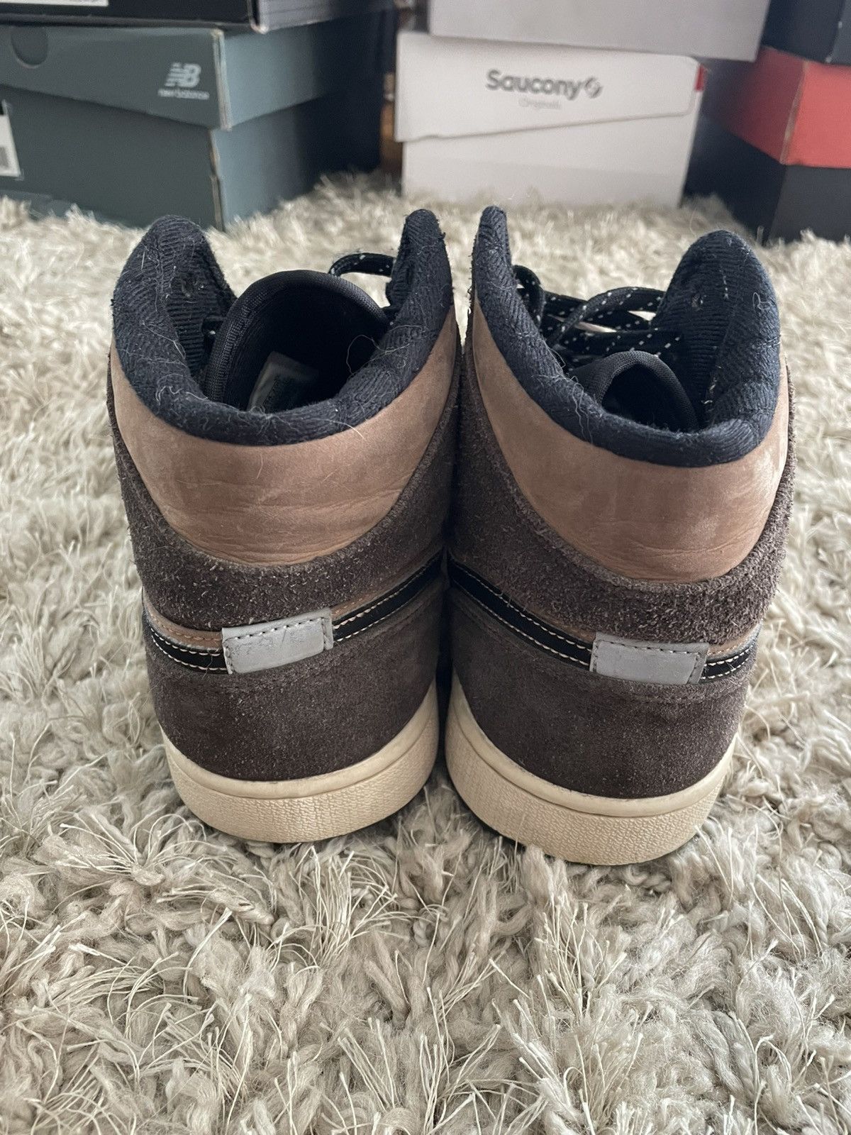 Jordan Brand Jordan 1 Mid SE Dark Chocolate Size US 8.5 / EU 41-42 - 6 Thumbnail