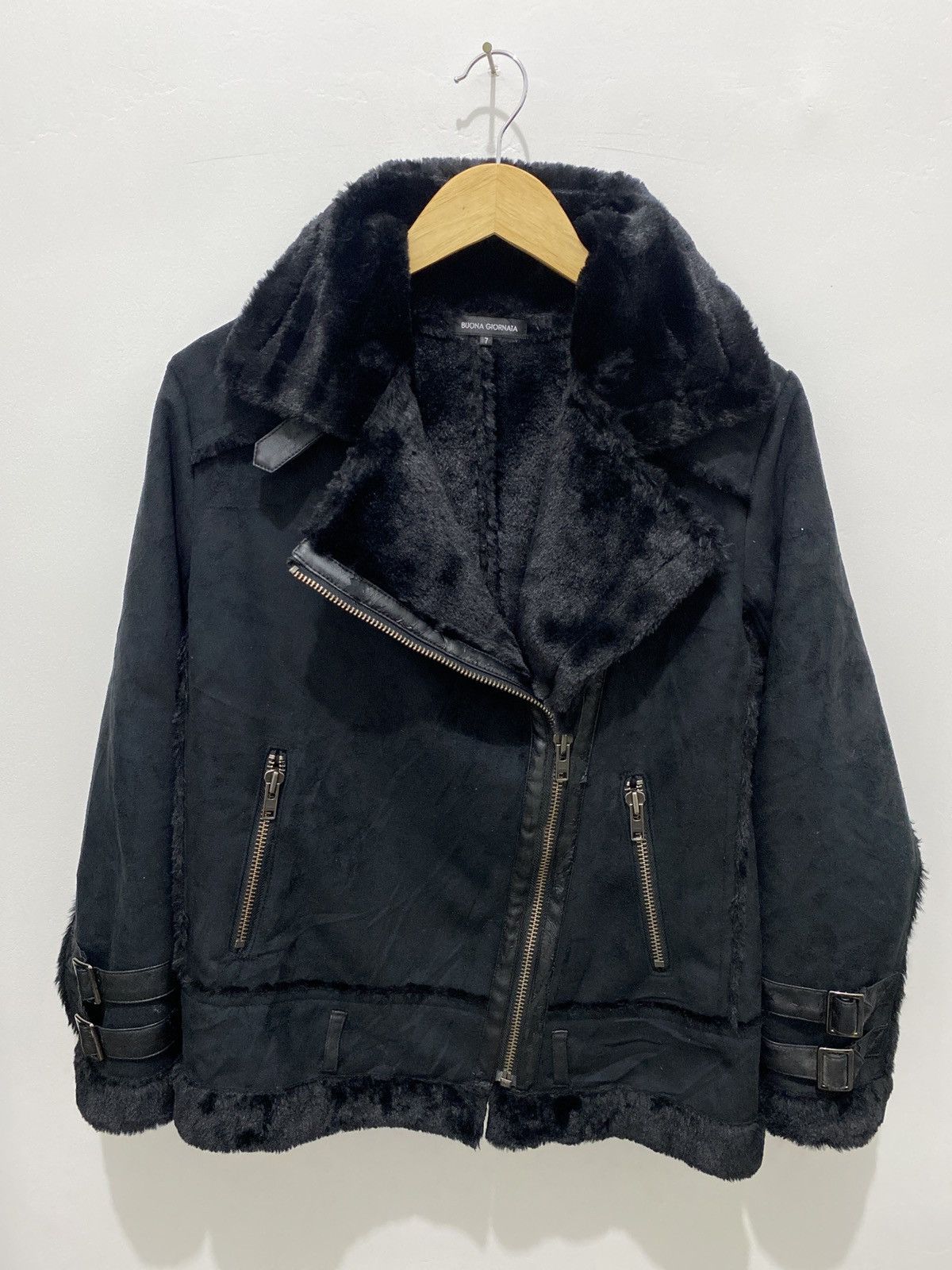 14th Addiction 2000s Ciaopanic - Vkei Style Riders Suede Jacket
