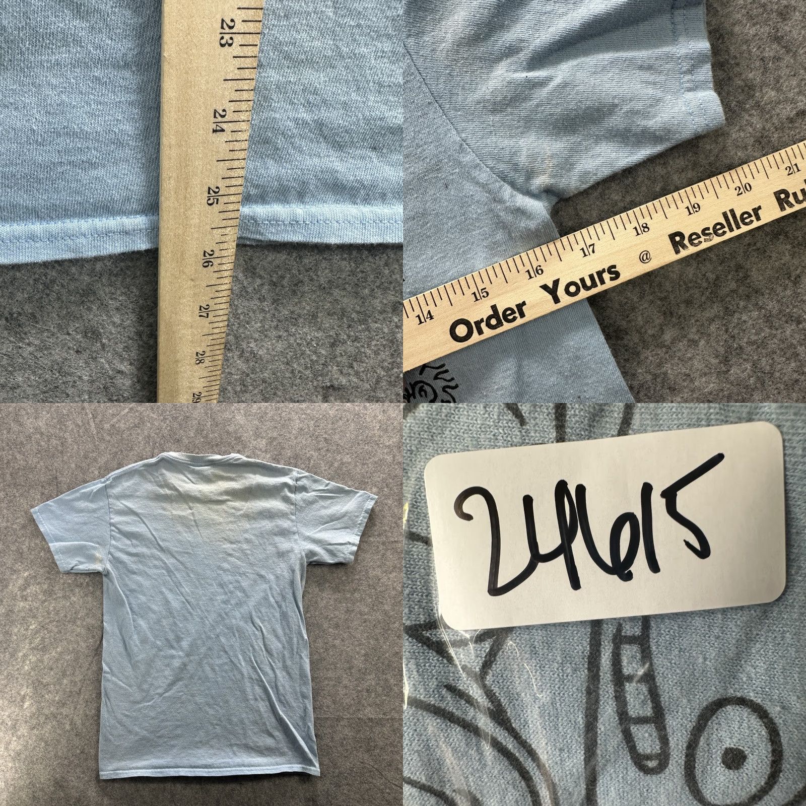 Nickelodeon VINTAGE Nickelodeon Shirt Rugrats Ren & Stimpy 90s Cartoon Tee Mens Small Blue Adult Small Size US S / EU 44-46 / 1 - 8 Thumbnail