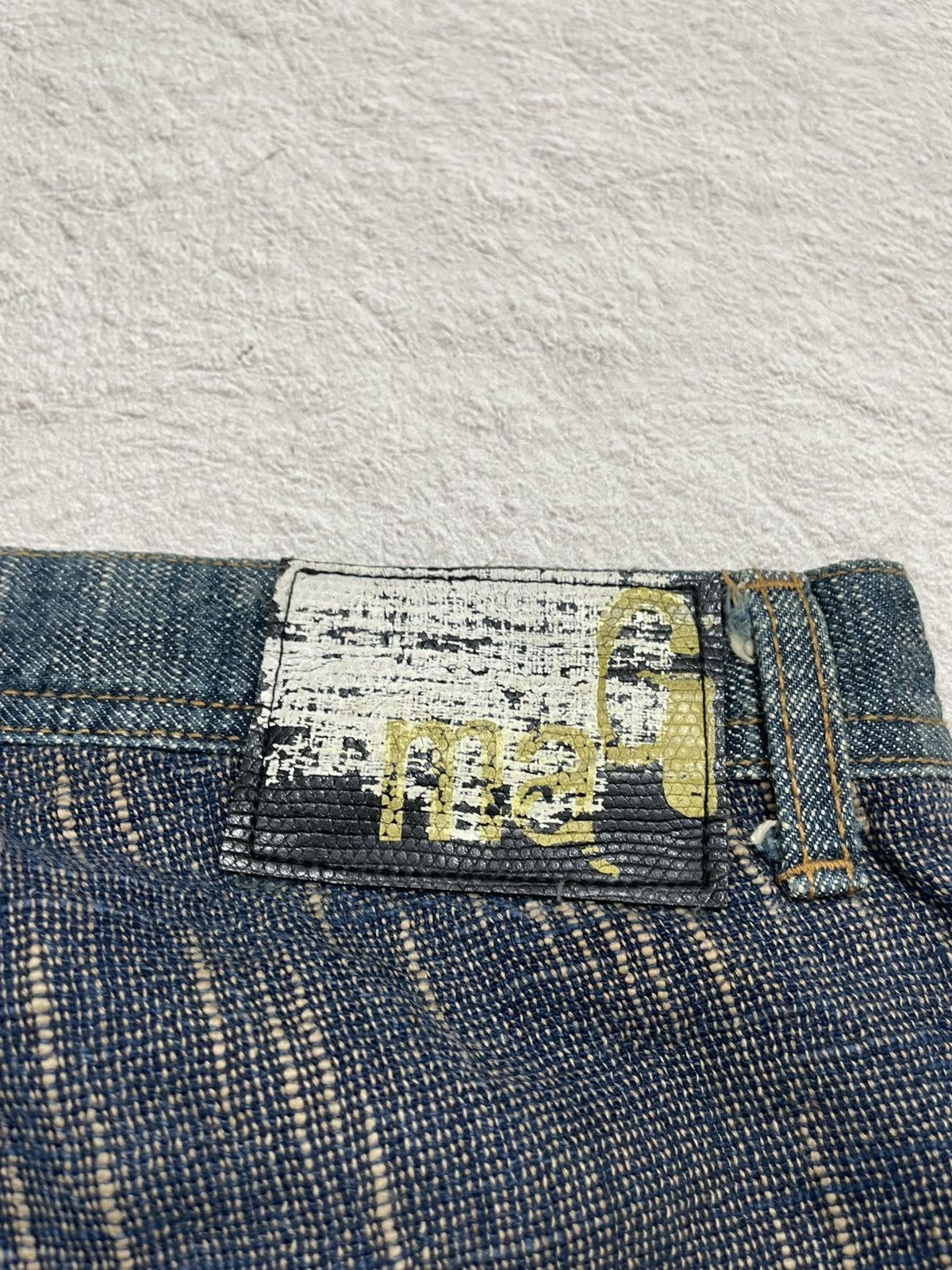 Japanese Brand Vintage 2000s Baggy Blue Denim Size US 33 - 8 Thumbnail
