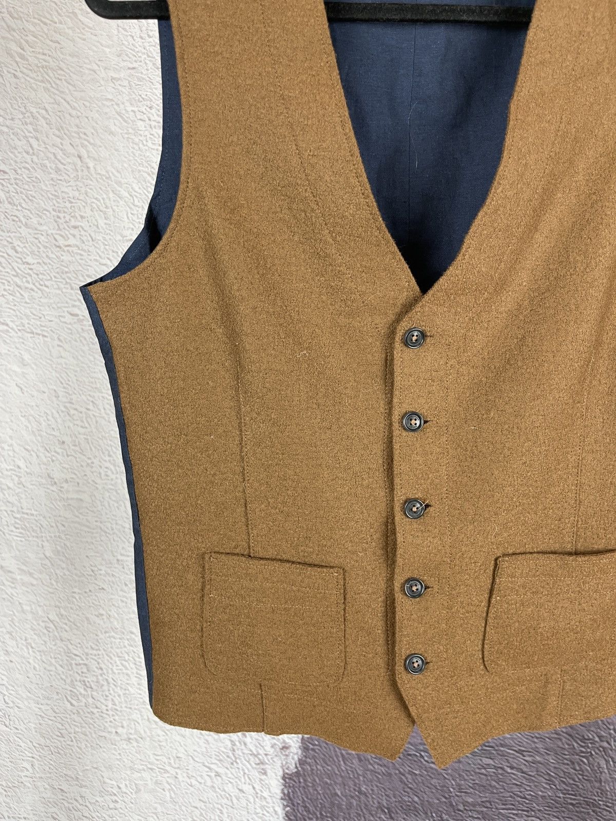 Weber Weber + Weber Sartoria wool vest RRP 500$ made in Italy Size 38R - 4 Thumbnail