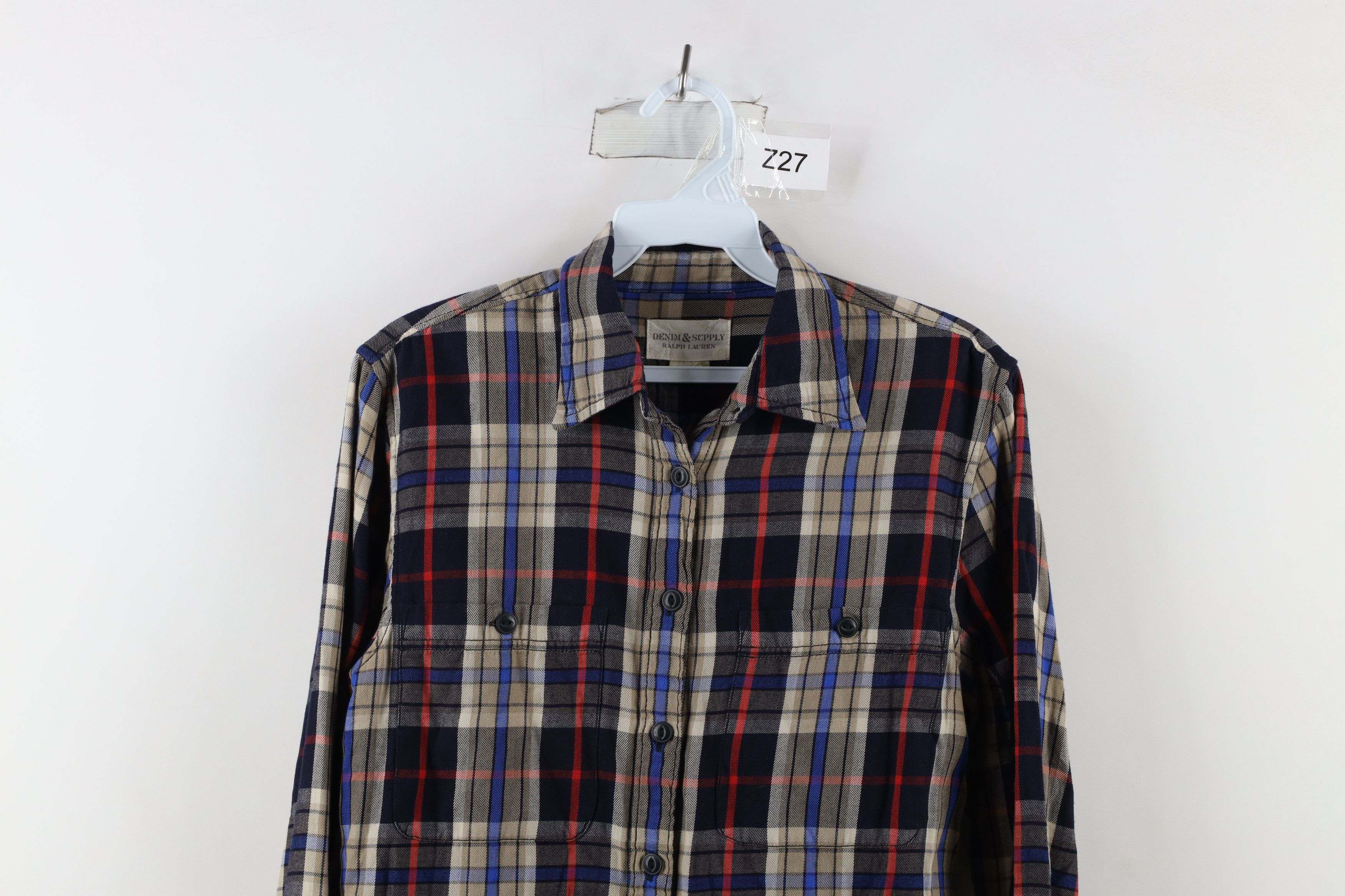 Polo Ralph Lauren Vintage Ralph Lauren Denim Supply Flannel Button Shirt Plaid Size US S / EU 44-46 / 1 - 2 Thumbnail