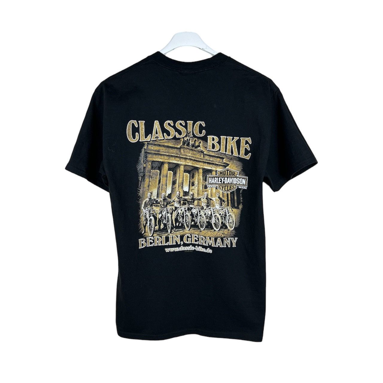 Harley Davidson Harley-Davidson skull logo motorcycles Berlin Germany tee Size US M / EU 48-50 / 2 - 2 Thumbnail