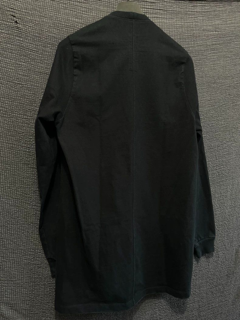 Rick Owens Rick Owens 14fw main line solid black cotton T-shoulder lon Size US XS / EU 42 / 0 - 4 Thumbnail