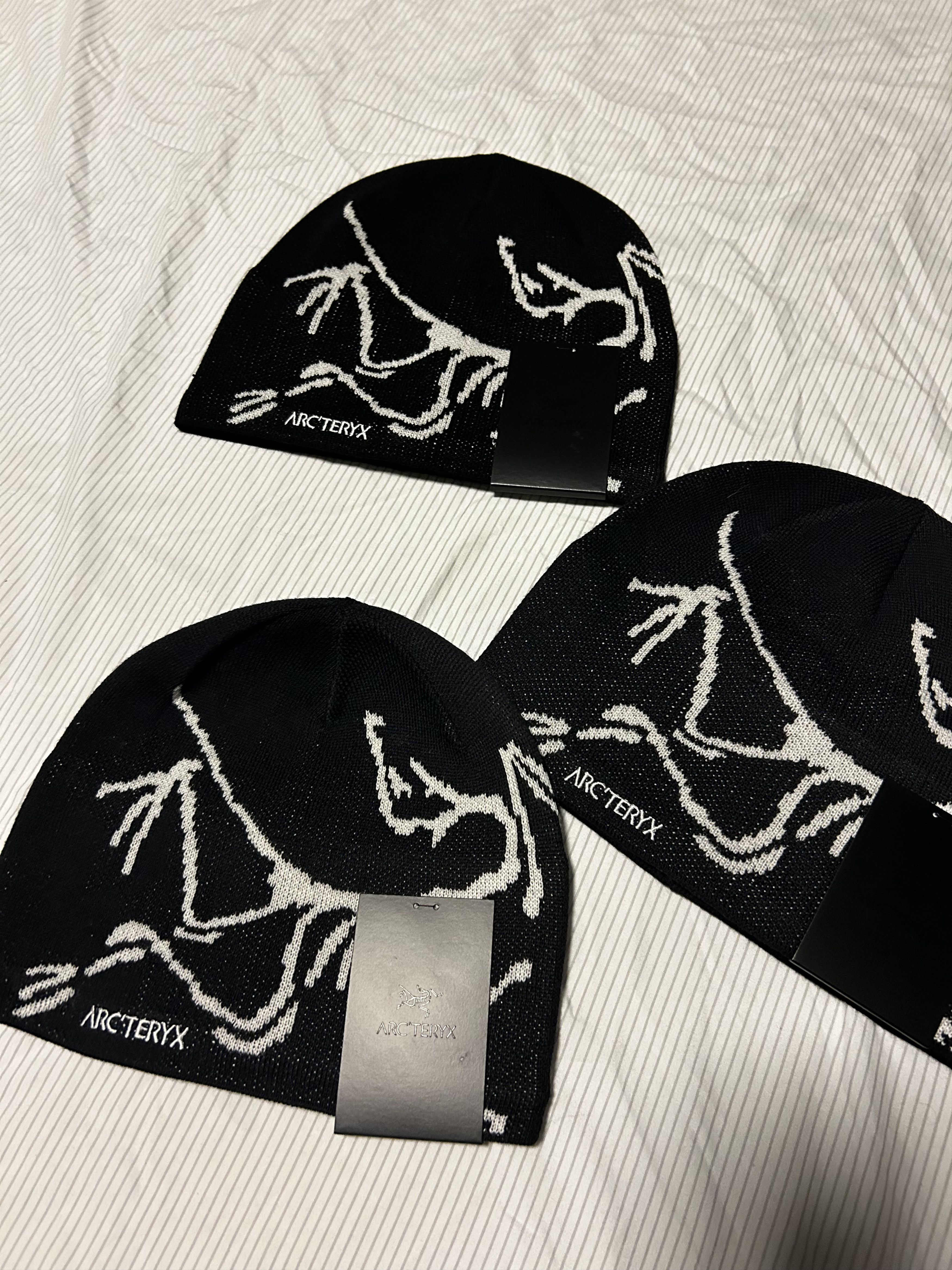 Arc'Teryx Arcteryx bird head toque beanie orca black and