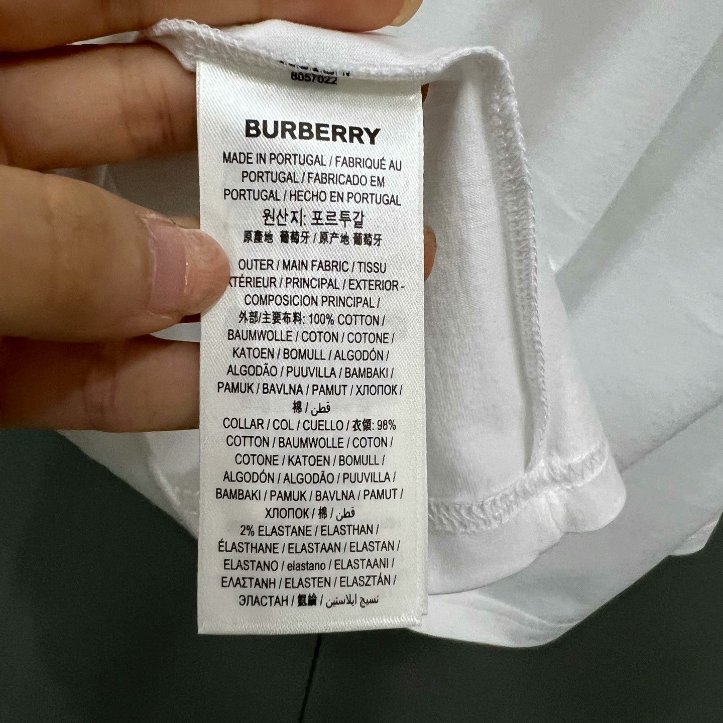 Burberry Burberry Letter Plant Print Short Sleeve Size US M / EU 48-50 / 2 - 3 Thumbnail