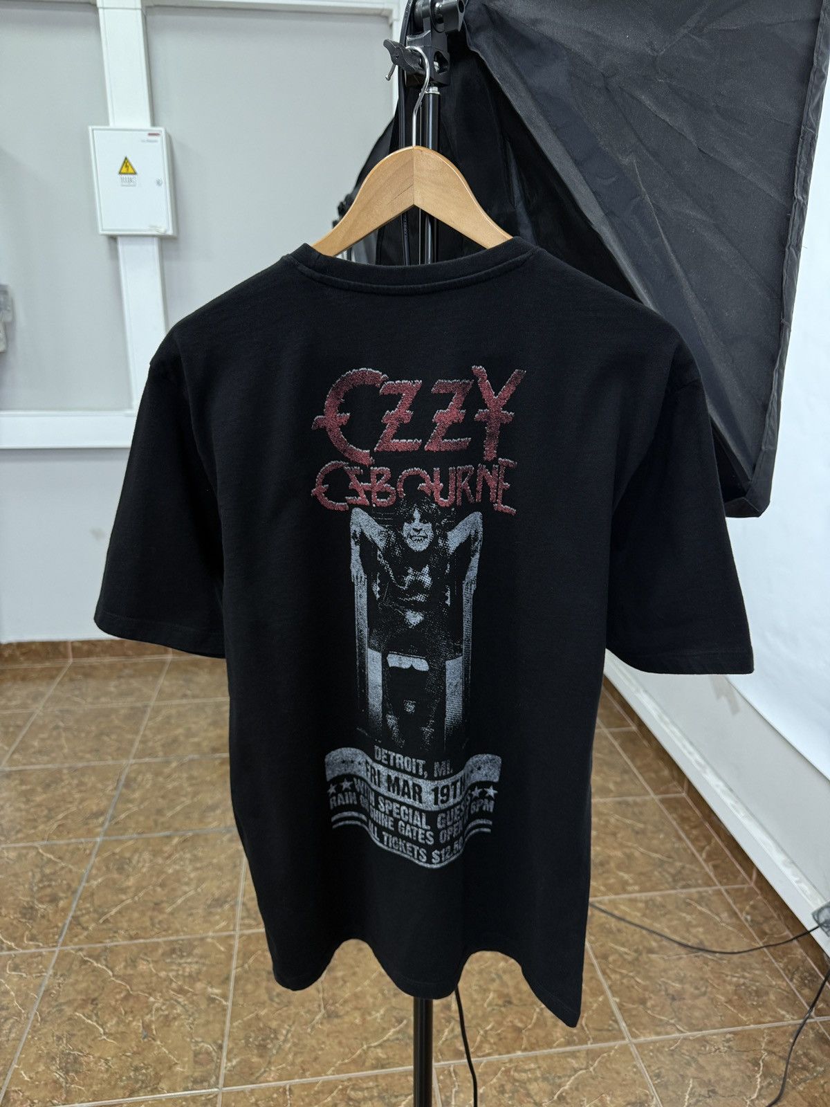 🇬🇧 Y2K Ozzy Osborne Concert T-Shirt Heavy Metal Rare Retro