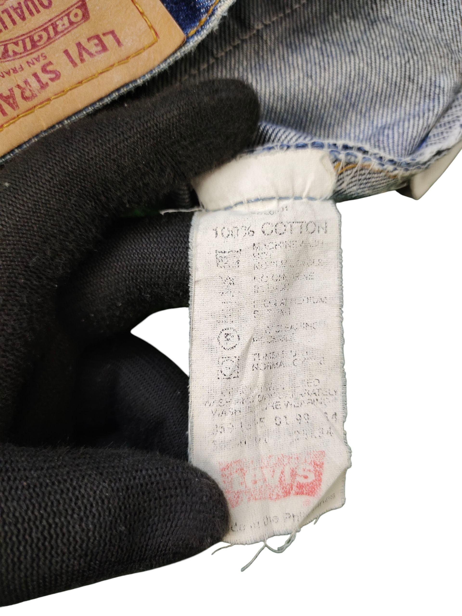 Levi's Vintage Clothing Vintage Levis 505 Clawmark Distress Faded Denim Jeans Size US 29 - 13 Thumbnail