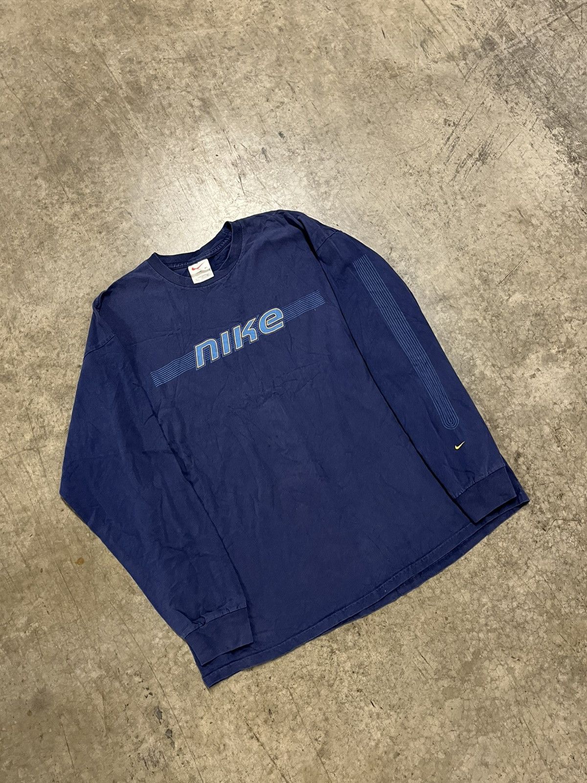 Nike × Vintage Nike vintage longsleeve tee shirt 90s rare hype skater Size US XL / EU 56 / 4 - 2 Thumbnail